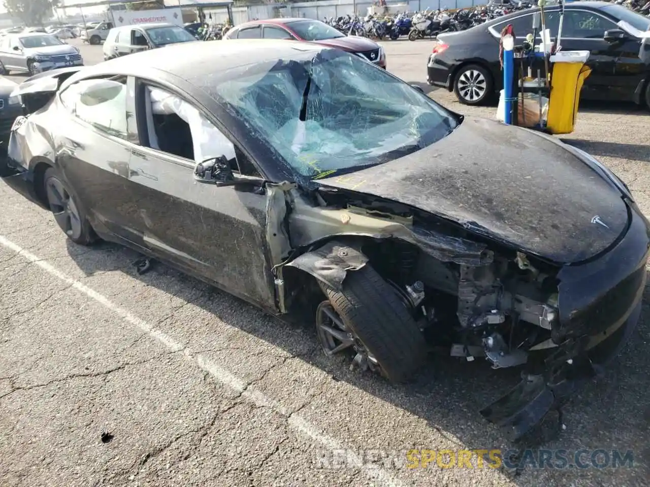 9 Photograph of a damaged car 5YJ3E1EB1MF073366 TESLA MODEL 3 2021