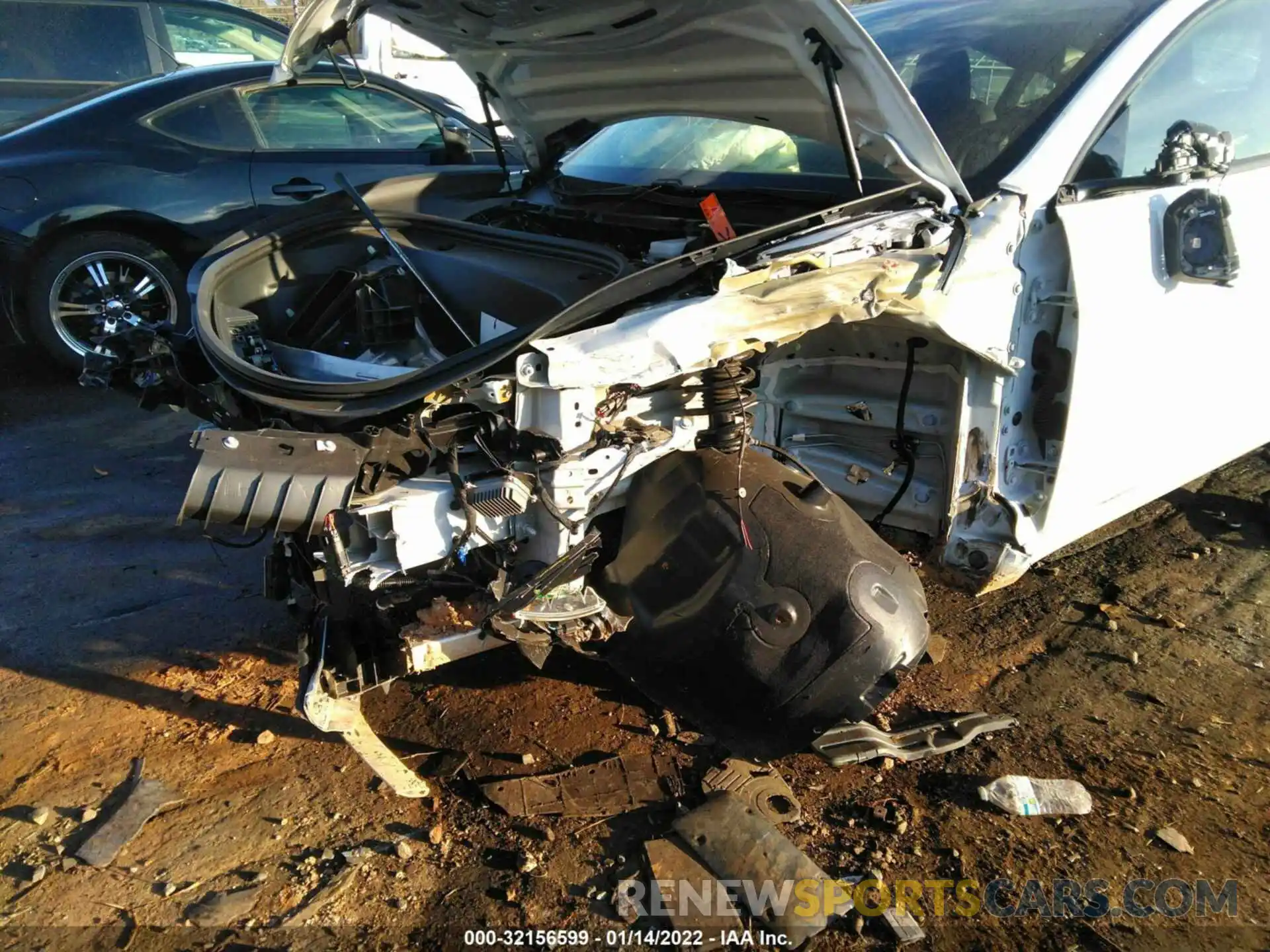 6 Photograph of a damaged car 5YJ3E1EB1MF081001 TESLA MODEL 3 2021