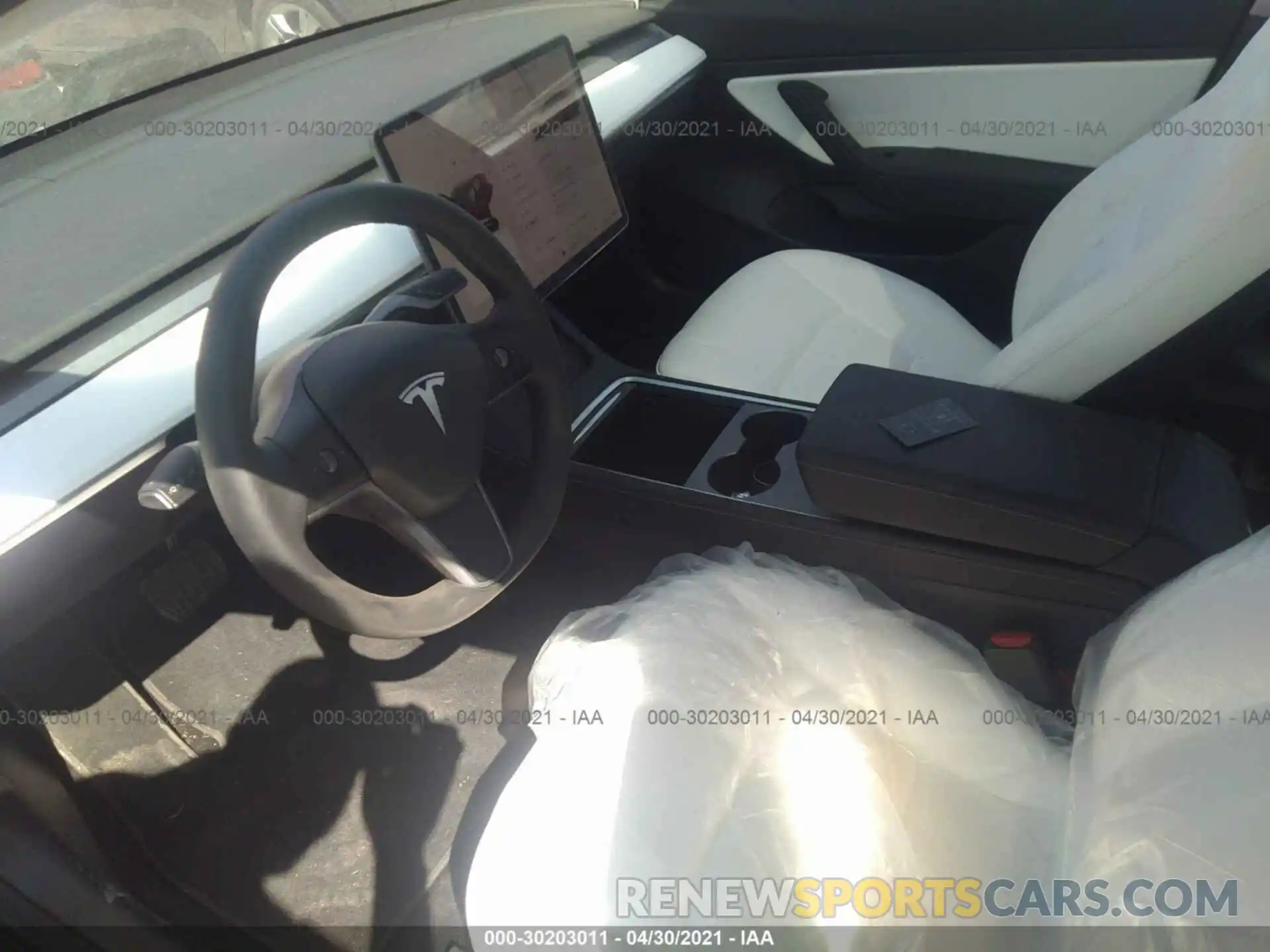 5 Photograph of a damaged car 5YJ3E1EB1MF852847 TESLA MODEL 3 2021