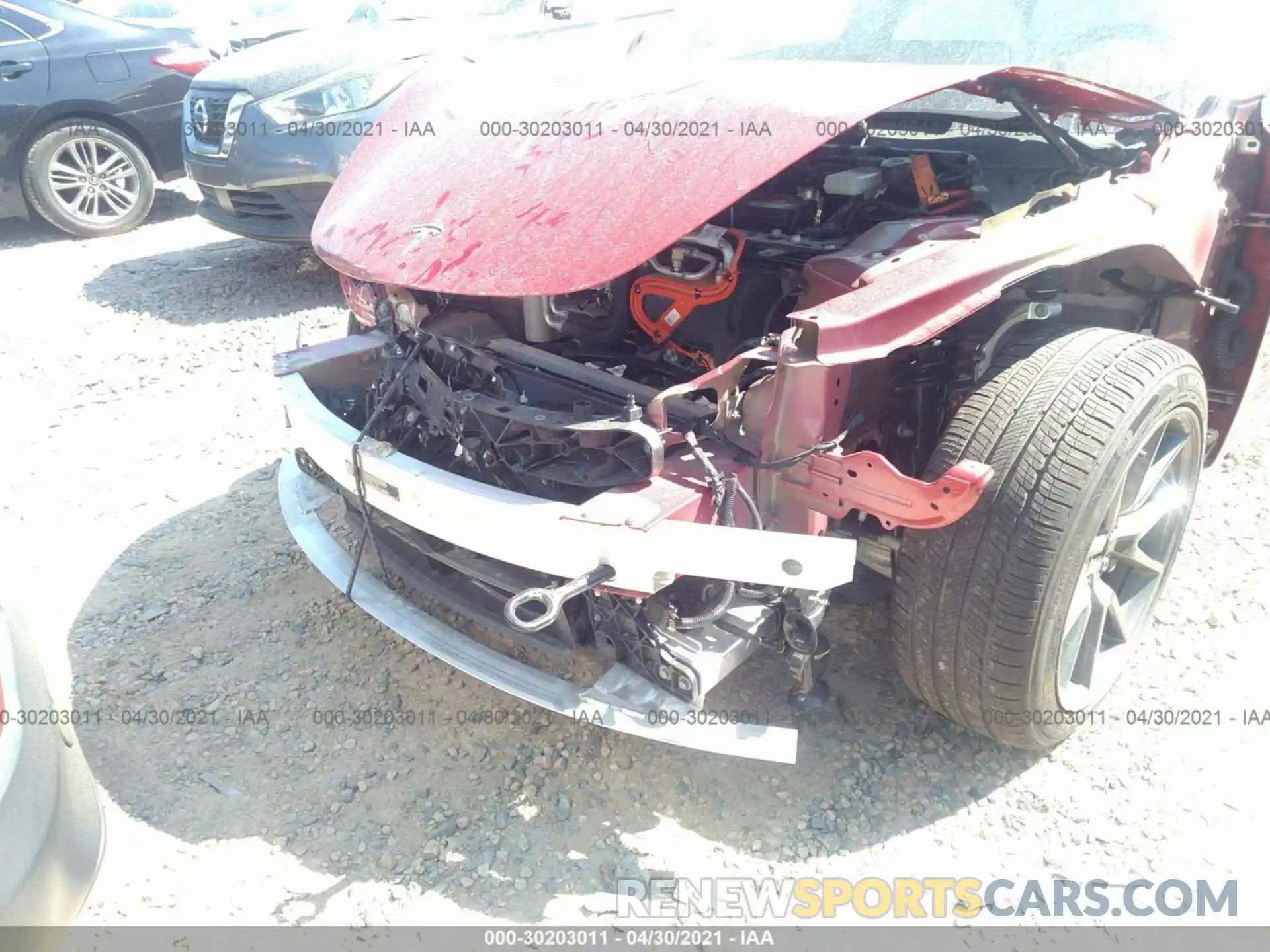 6 Photograph of a damaged car 5YJ3E1EB1MF852847 TESLA MODEL 3 2021