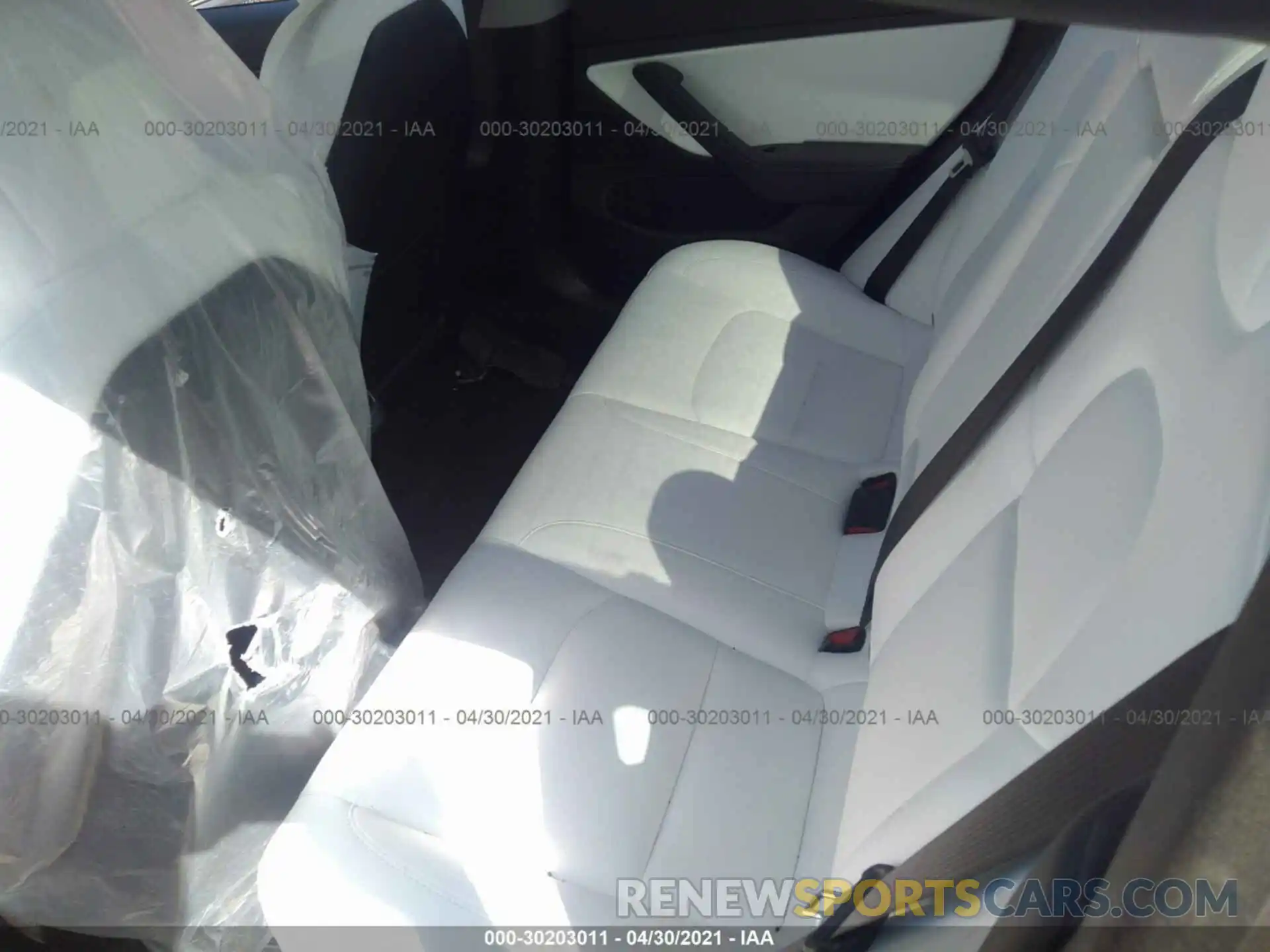 8 Photograph of a damaged car 5YJ3E1EB1MF852847 TESLA MODEL 3 2021