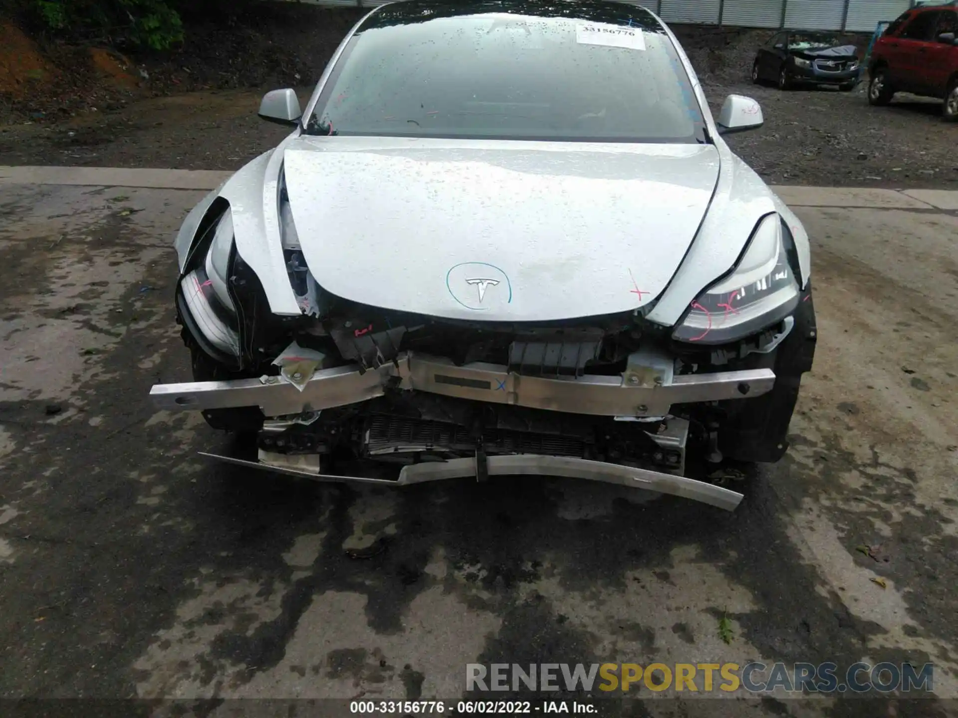 6 Photograph of a damaged car 5YJ3E1EB1MF852945 TESLA MODEL 3 2021