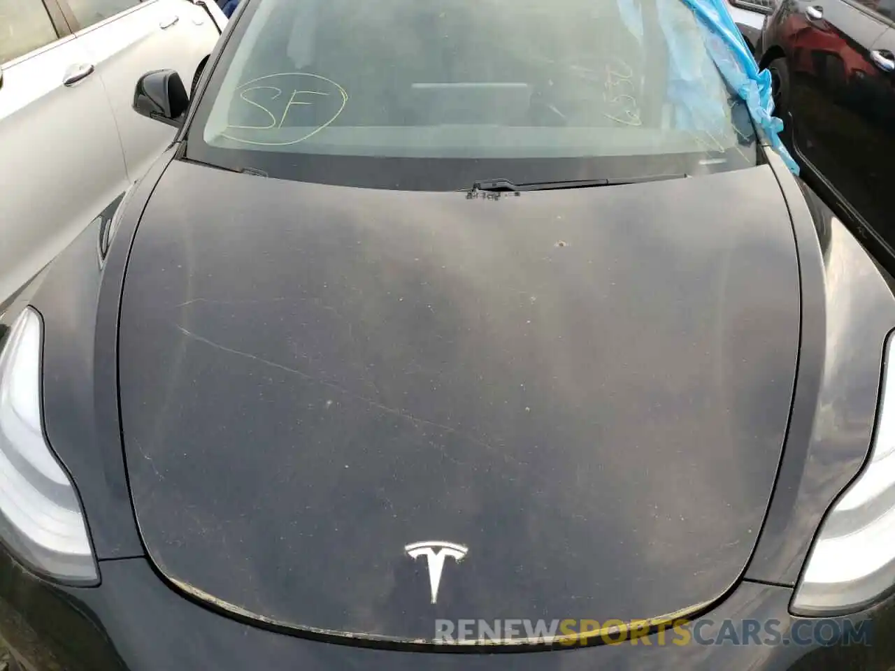 7 Photograph of a damaged car 5YJ3E1EB1MF858745 TESLA MODEL 3 2021