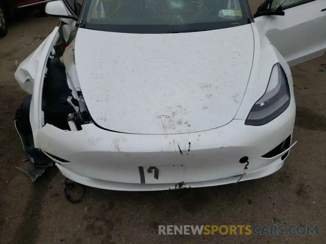 7 Photograph of a damaged car 5YJ3E1EB1MF924744 TESLA MODEL 3 2021