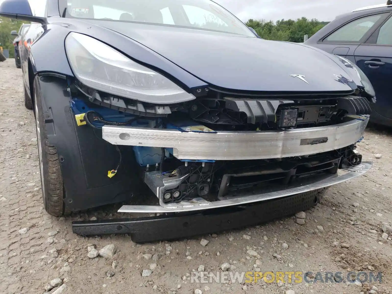 9 Photograph of a damaged car 5YJ3E1EB1MF924971 TESLA MODEL 3 2021