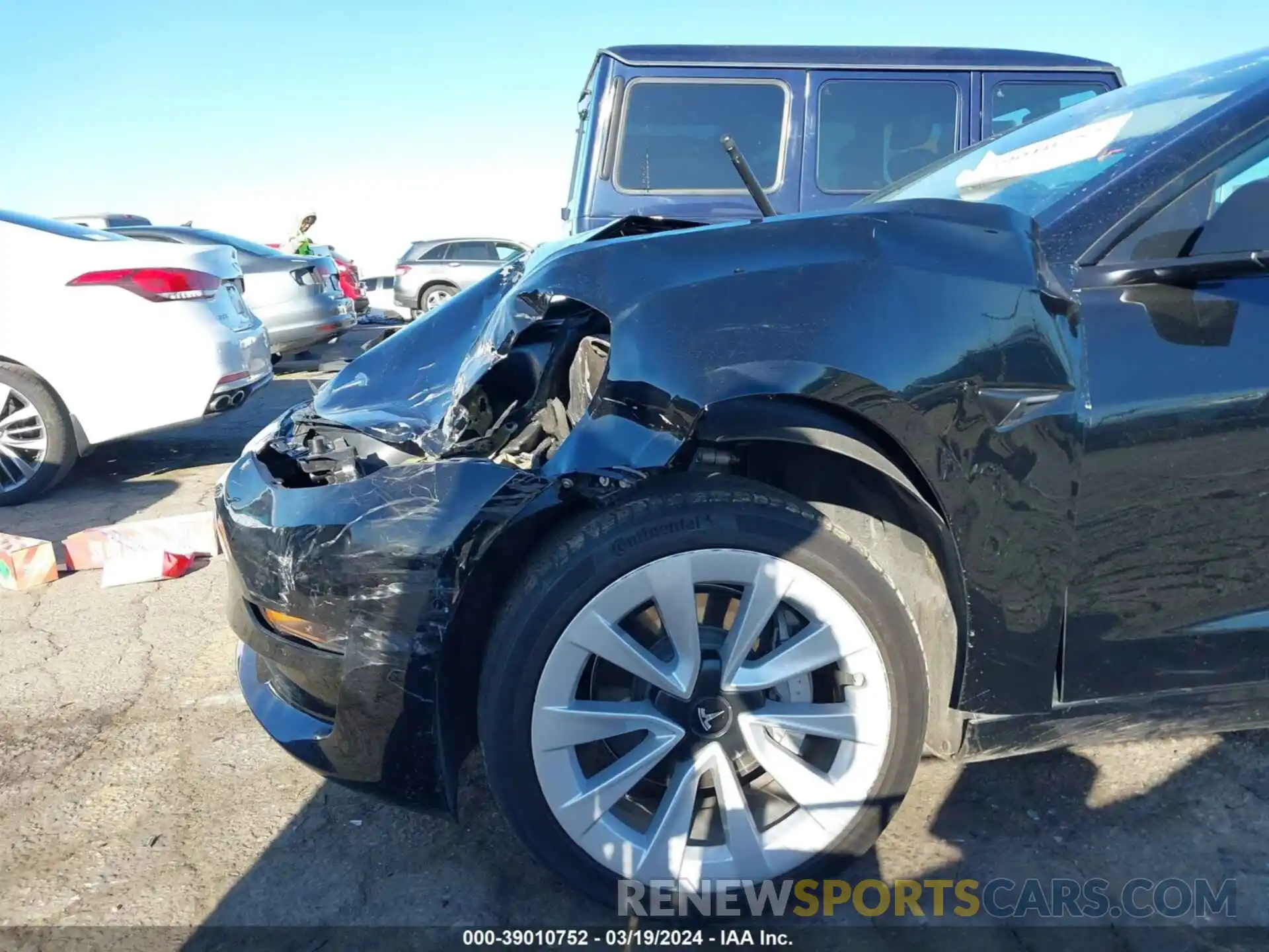 6 Photograph of a damaged car 5YJ3E1EB1MF936599 TESLA MODEL 3 2021