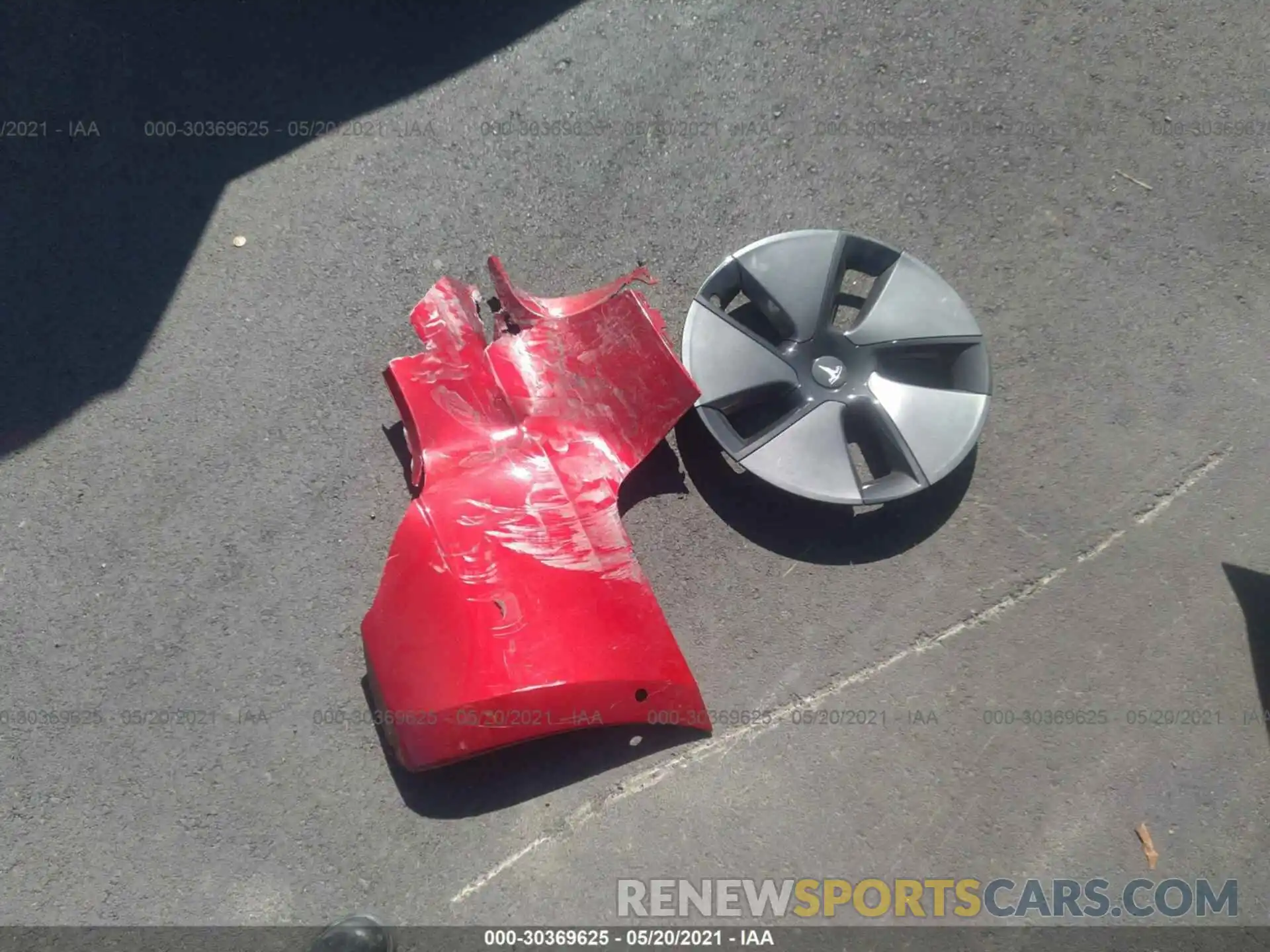 11 Photograph of a damaged car 5YJ3E1EB1MF937347 TESLA MODEL 3 2021