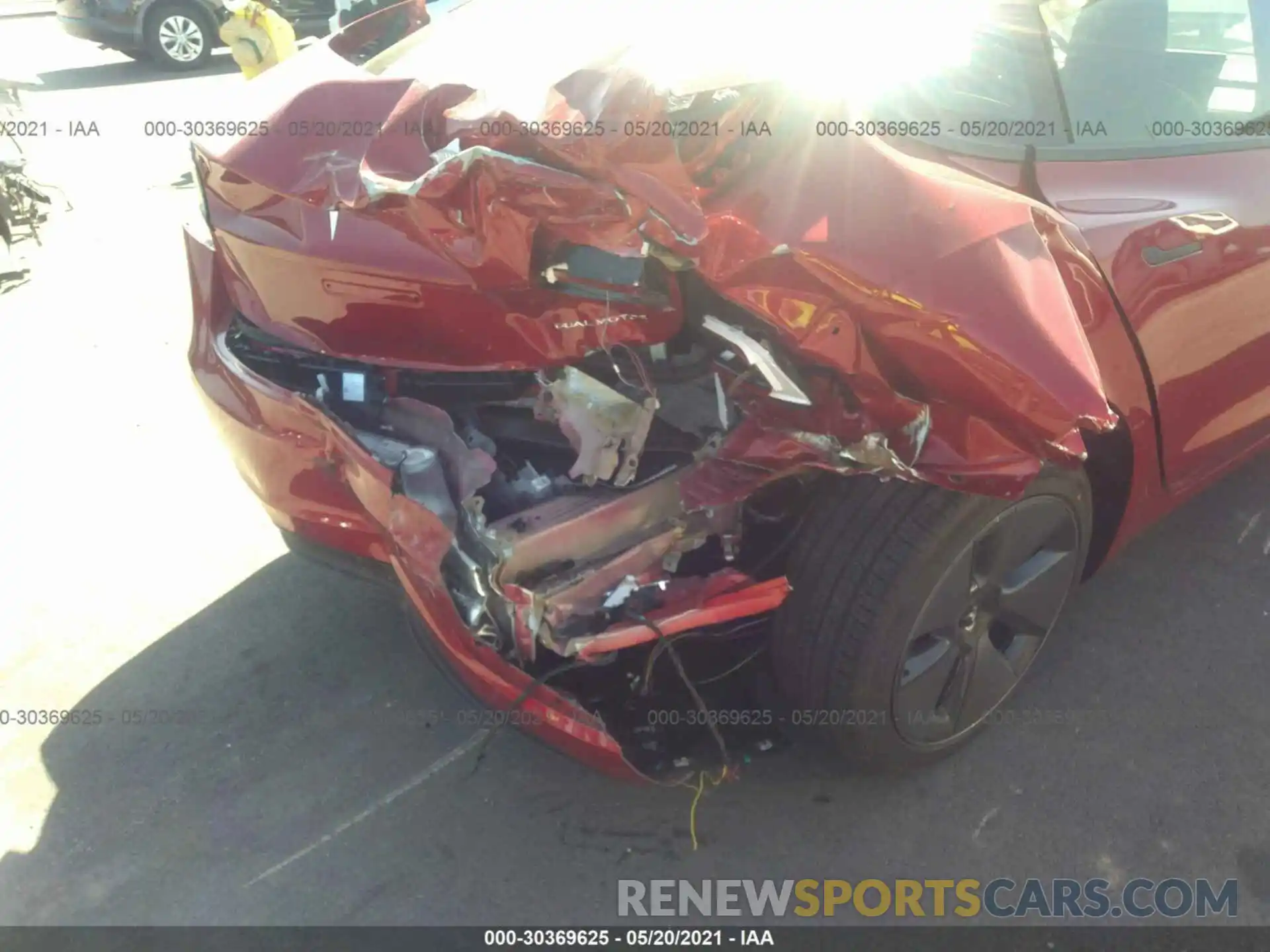 6 Photograph of a damaged car 5YJ3E1EB1MF937347 TESLA MODEL 3 2021