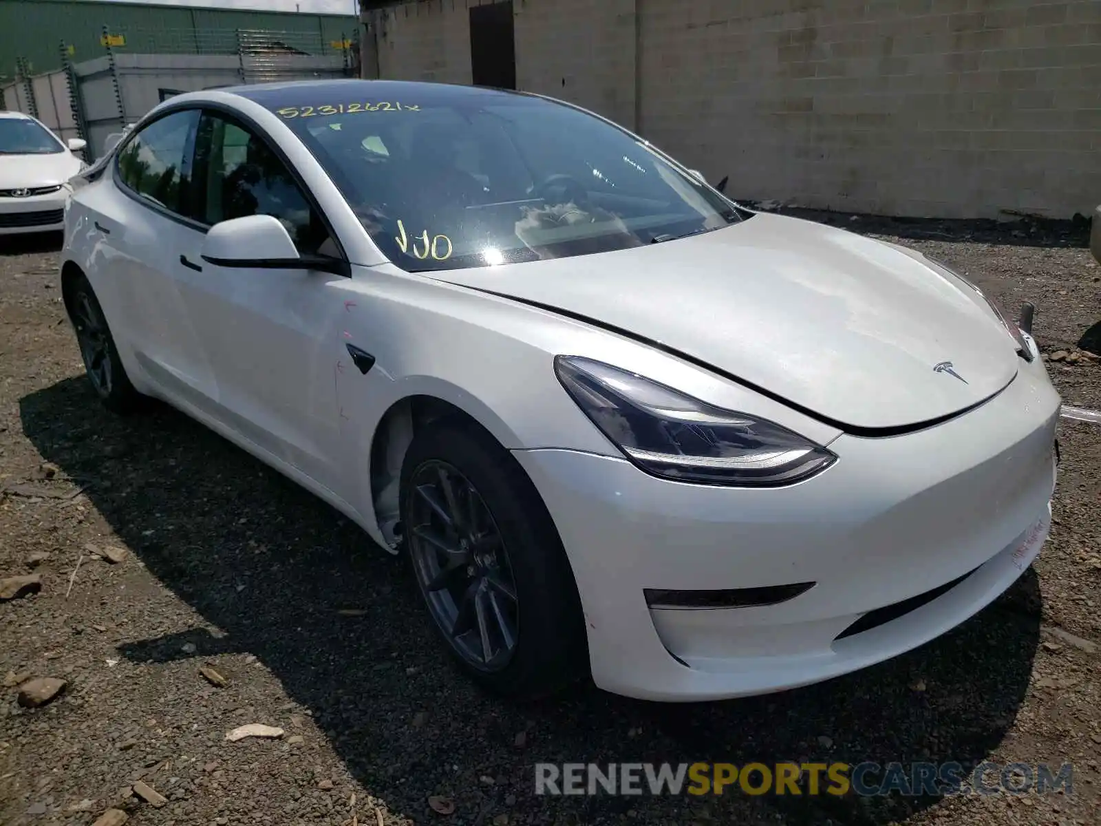 1 Фотография поврежденного автомобиля 5YJ3E1EB1MF978996 TESLA MODEL 3 2021