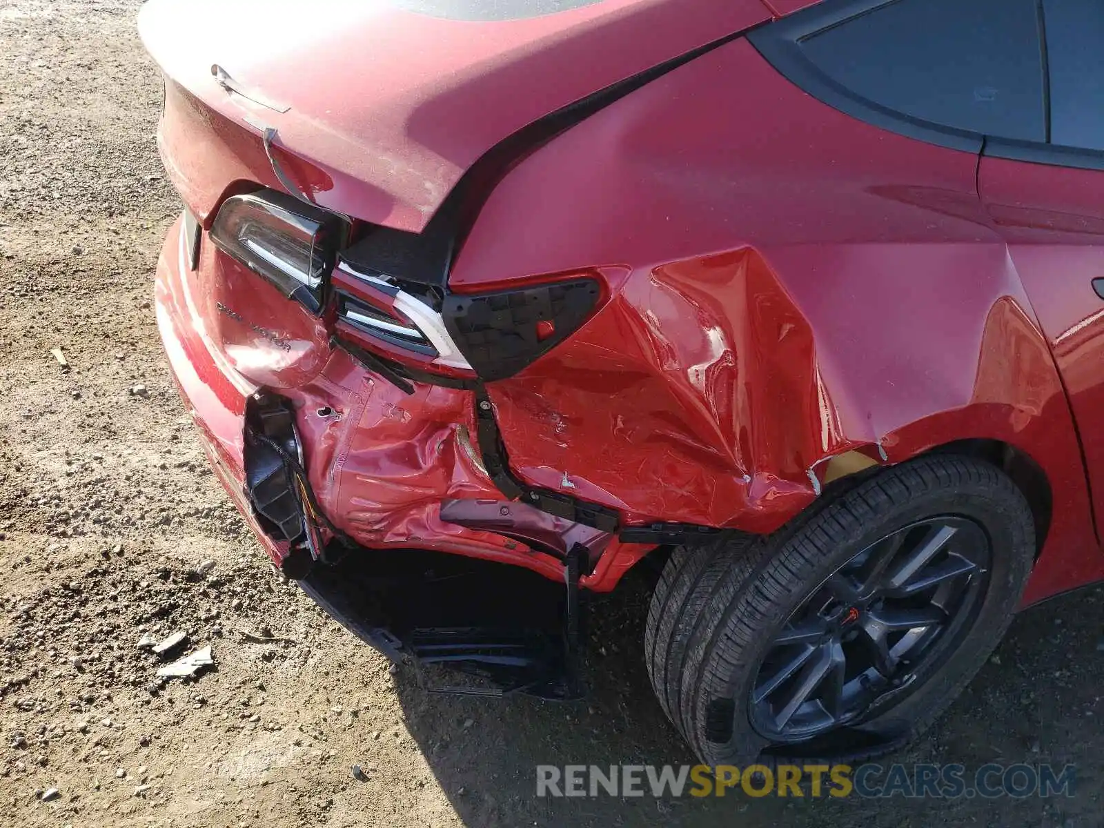 9 Photograph of a damaged car 5YJ3E1EB2MF006663 TESLA MODEL 3 2021