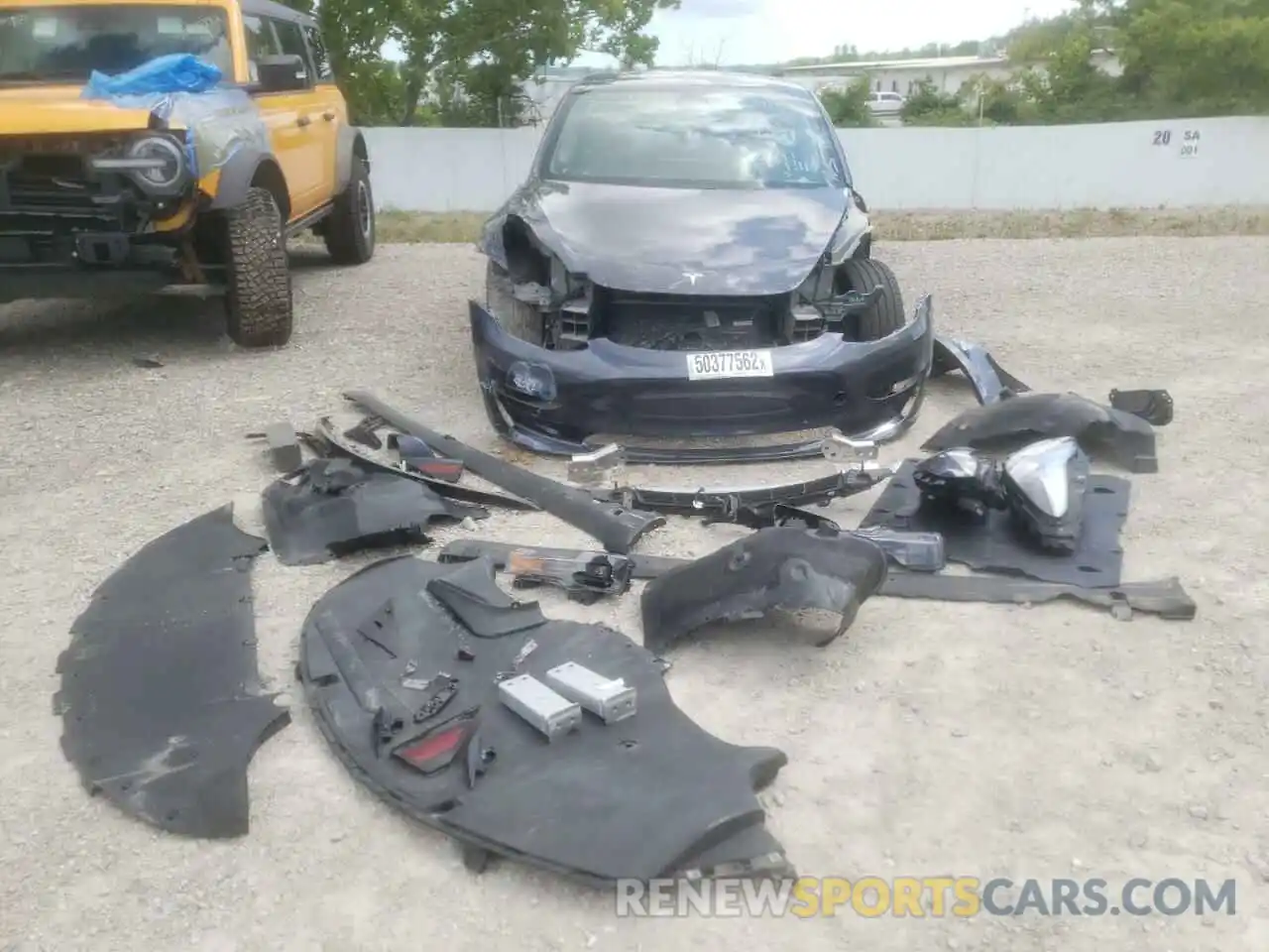 9 Photograph of a damaged car 5YJ3E1EB2MF044474 TESLA MODEL 3 2021