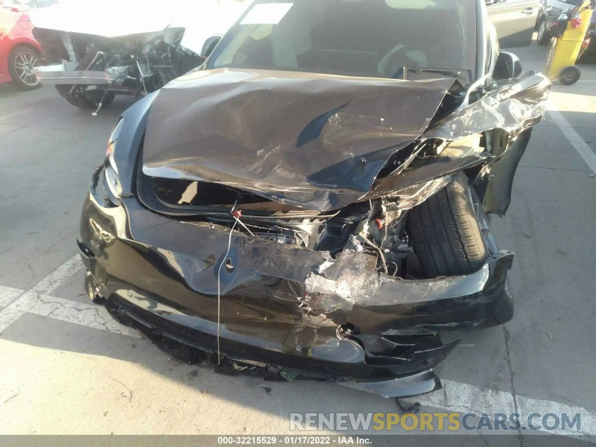 6 Photograph of a damaged car 5YJ3E1EB2MF077524 TESLA MODEL 3 2021