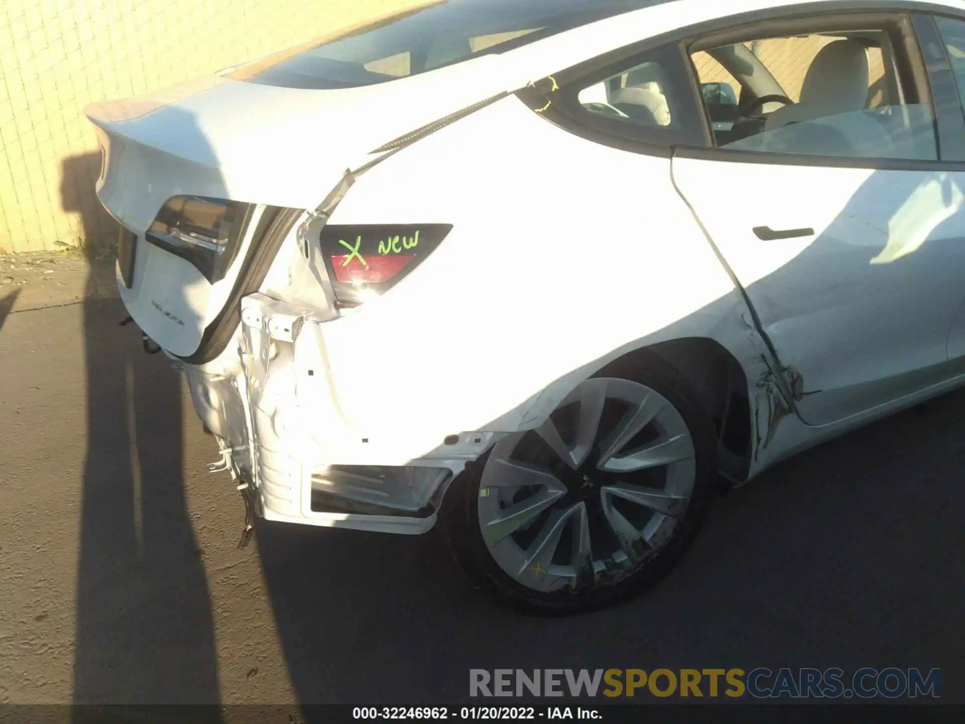 6 Photograph of a damaged car 5YJ3E1EB2MF078849 TESLA MODEL 3 2021