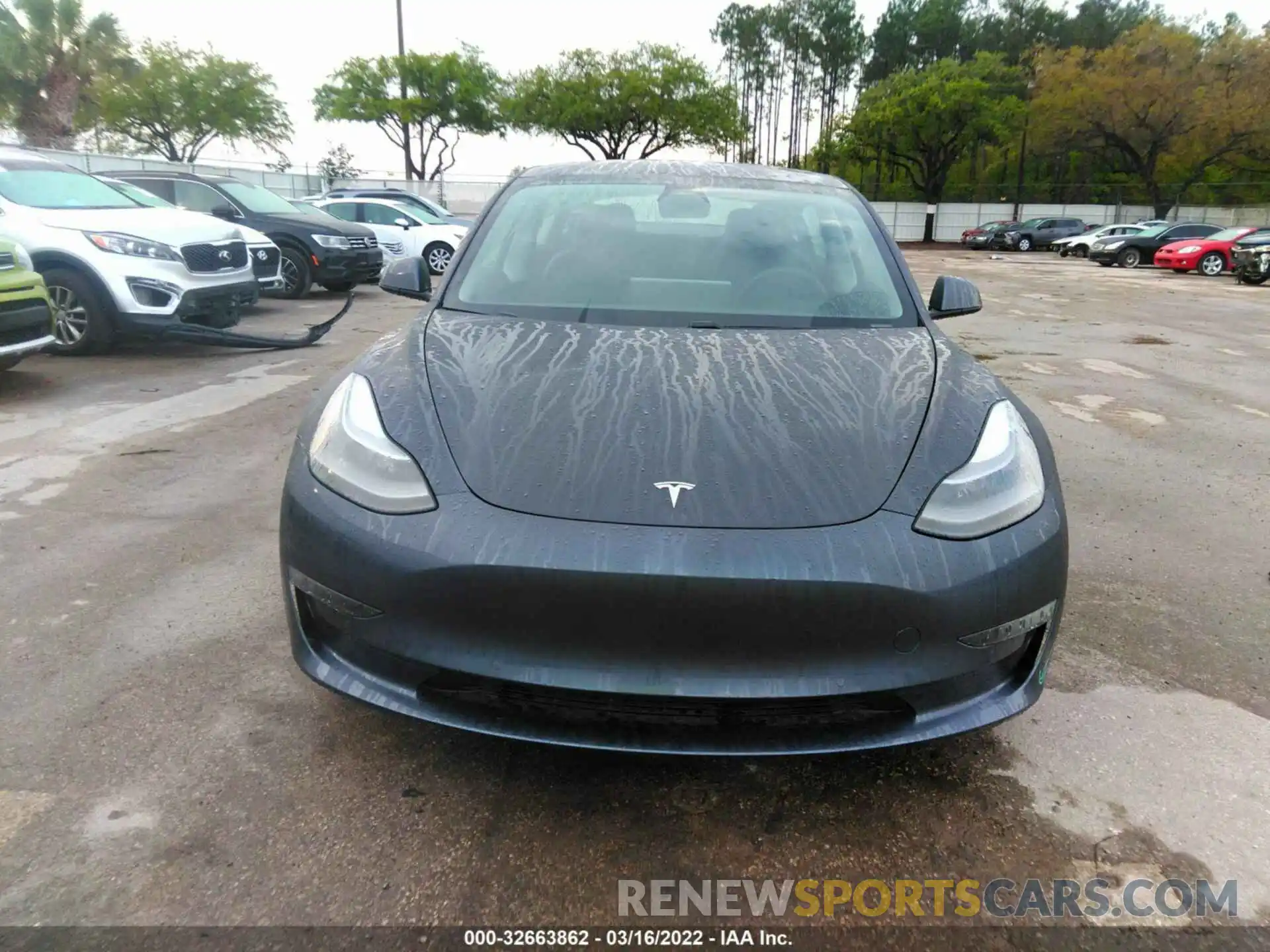 10 Photograph of a damaged car 5YJ3E1EB2MF085526 TESLA MODEL 3 2021