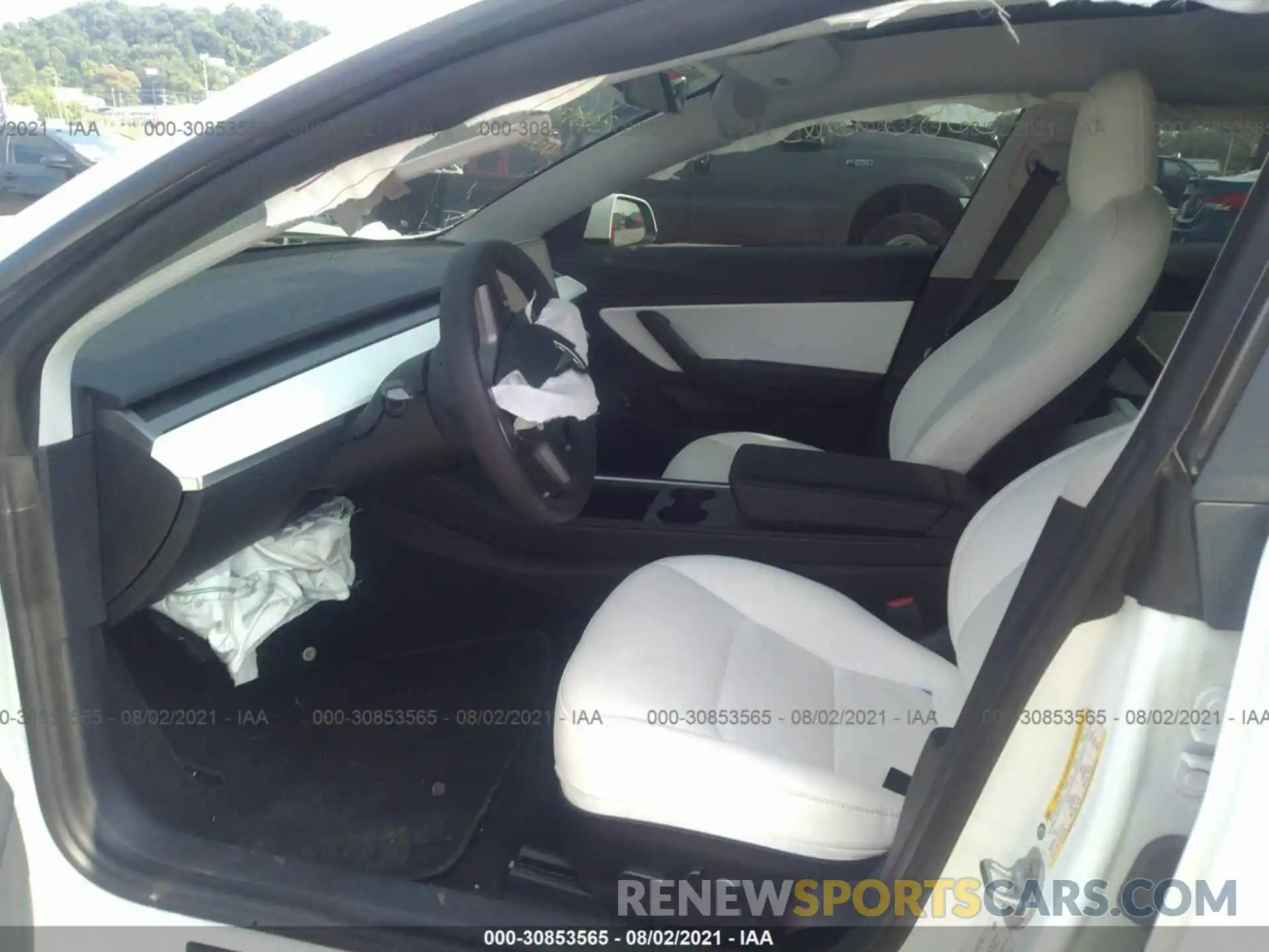 5 Photograph of a damaged car 5YJ3E1EB2MF837015 TESLA MODEL 3 2021