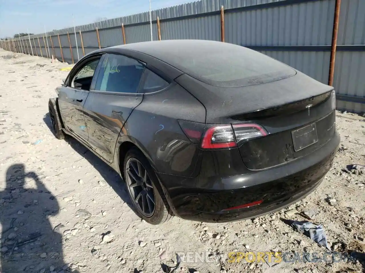 3 Фотография поврежденного автомобиля 5YJ3E1EB2MF848953 TESLA MODEL 3 2021