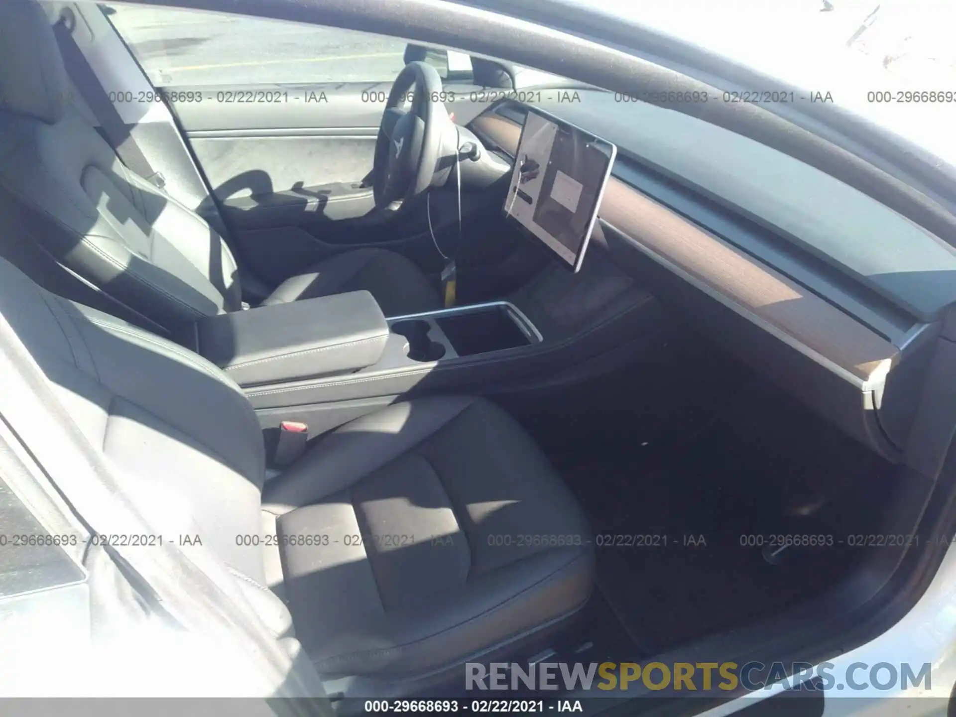 5 Photograph of a damaged car 5YJ3E1EB2MF874291 TESLA MODEL 3 2021