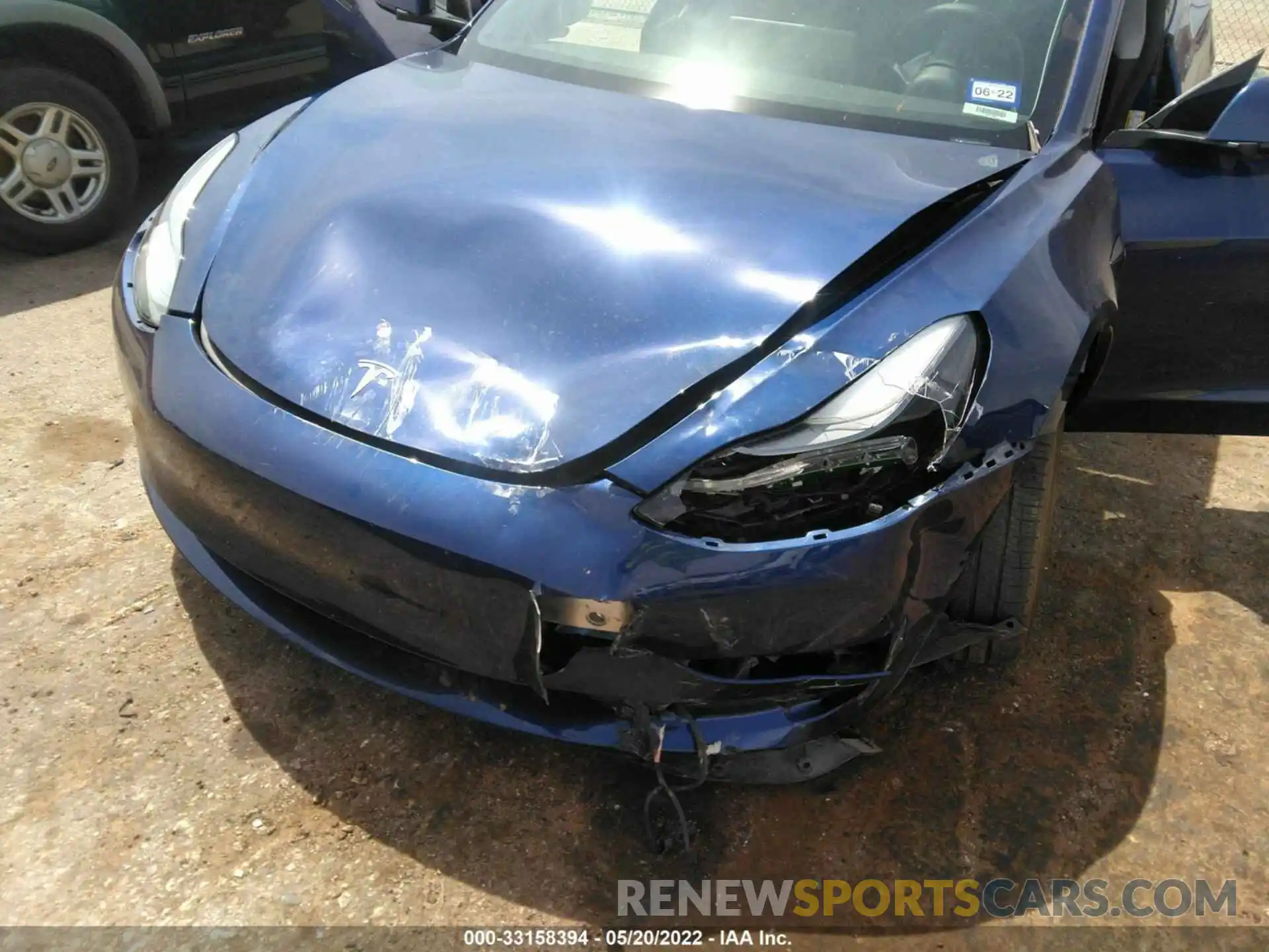 6 Photograph of a damaged car 5YJ3E1EB2MF974889 TESLA MODEL 3 2021