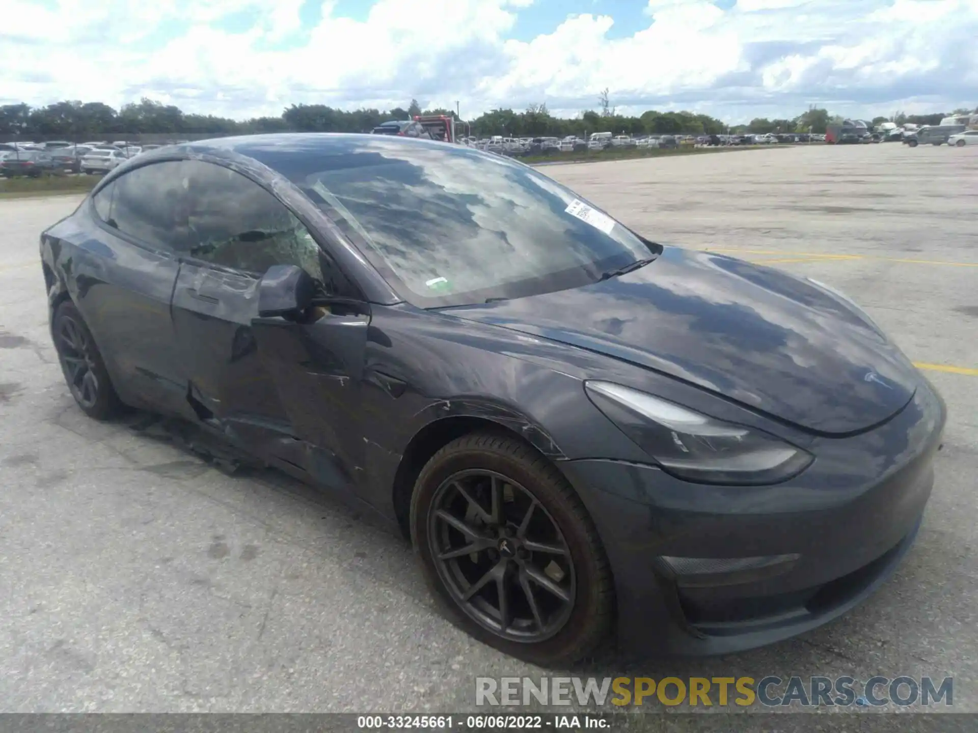 6 Photograph of a damaged car 5YJ3E1EB2MF979221 TESLA MODEL 3 2021