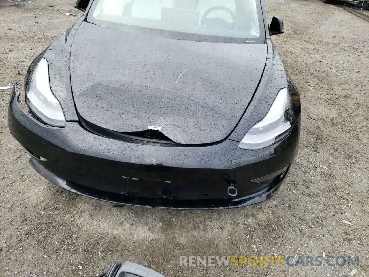 9 Photograph of a damaged car 5YJ3E1EB2MF981227 TESLA MODEL 3 2021