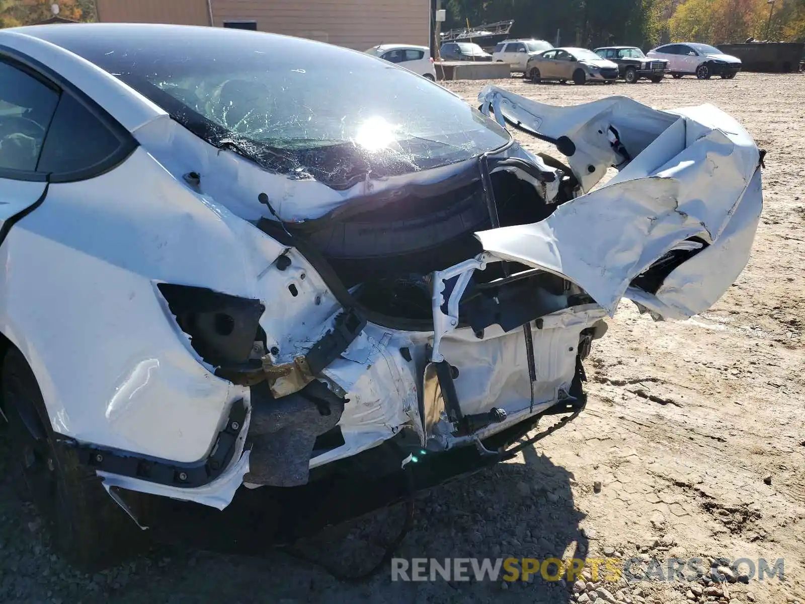 9 Photograph of a damaged car 5YJ3E1EB2MF993023 TESLA MODEL 3 2021