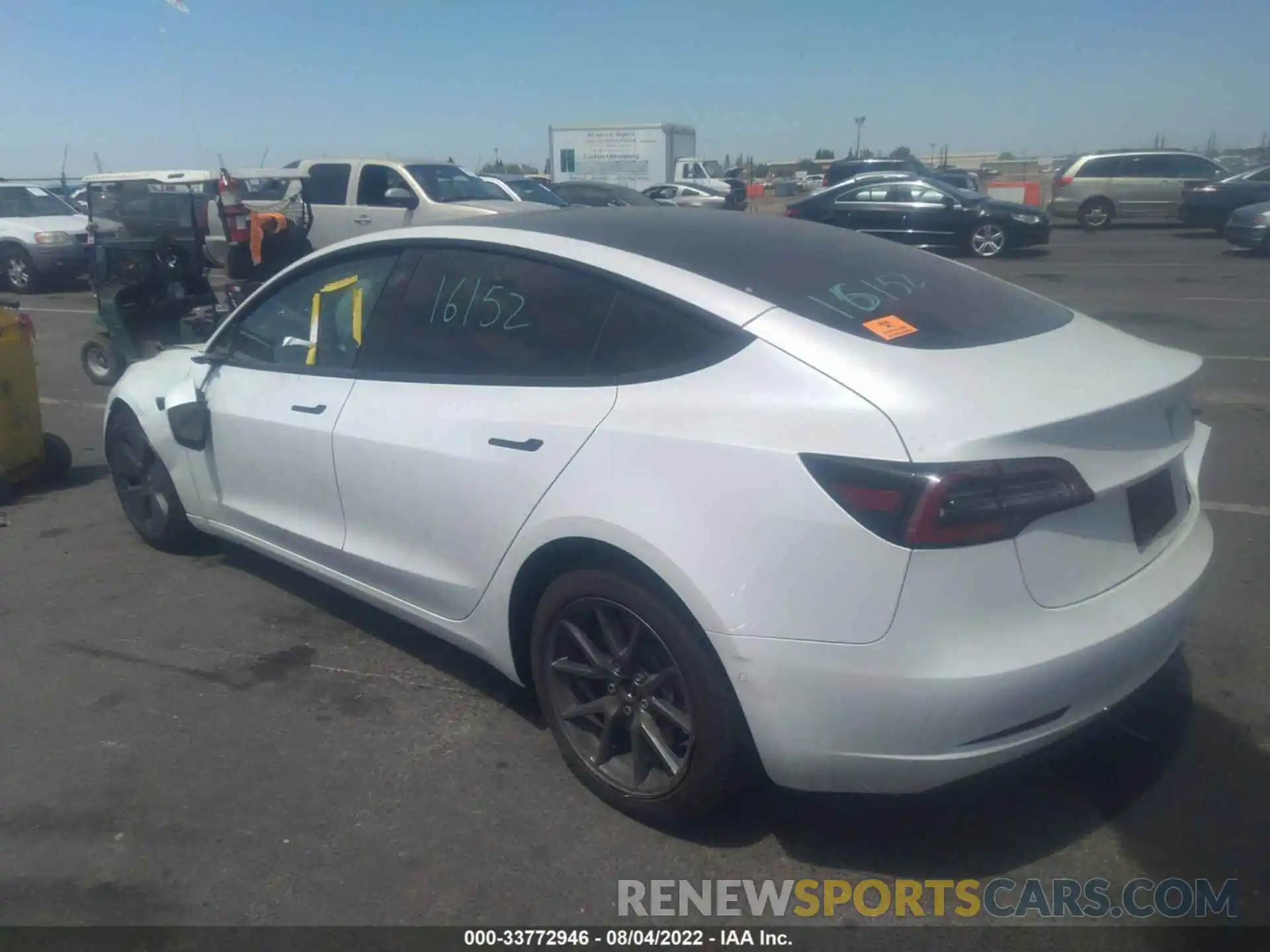 1 Photograph of a damaged car 5YJ3E1EB2MF998710 TESLA MODEL 3 2021