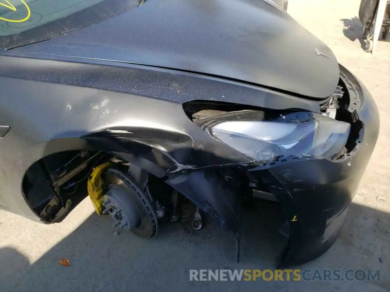 9 Photograph of a damaged car 5YJ3E1EB3MF015579 TESLA MODEL 3 2021