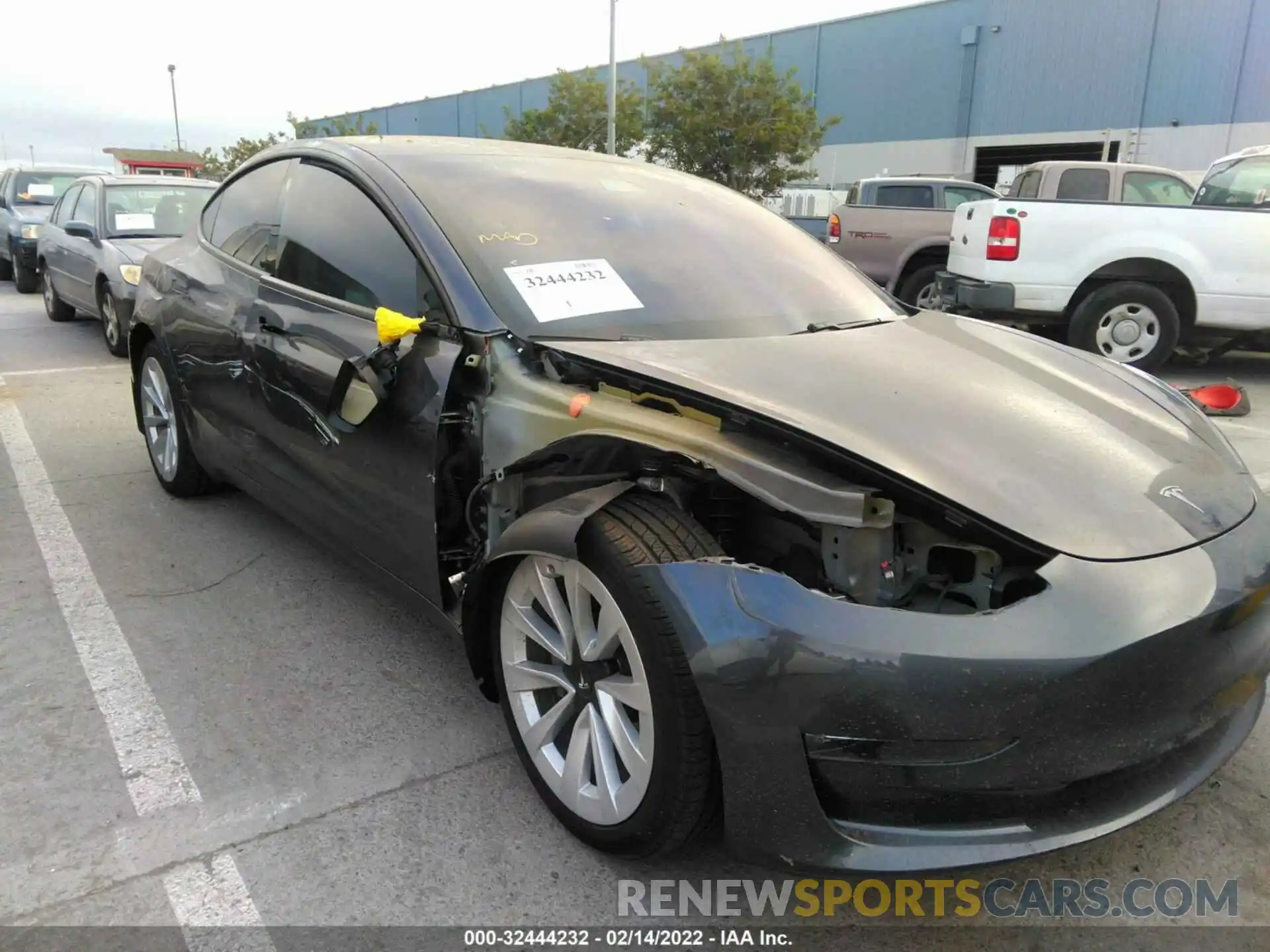 6 Фотография поврежденного автомобиля 5YJ3E1EB3MF045147 TESLA MODEL 3 2021