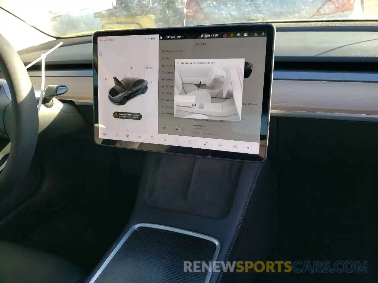 9 Photograph of a damaged car 5YJ3E1EB3MF072297 TESLA MODEL 3 2021