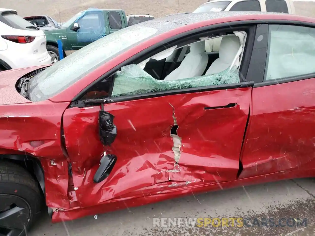 9 Photograph of a damaged car 5YJ3E1EB3MF086586 TESLA MODEL 3 2021