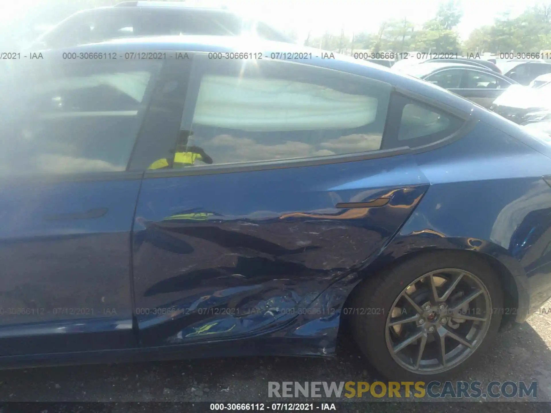 6 Photograph of a damaged car 5YJ3E1EB3MF836830 TESLA MODEL 3 2021