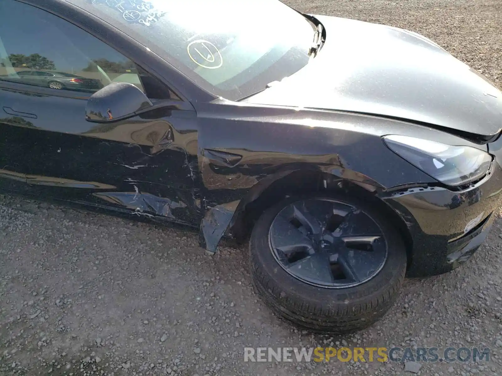 9 Photograph of a damaged car 5YJ3E1EB3MF865034 TESLA MODEL 3 2021