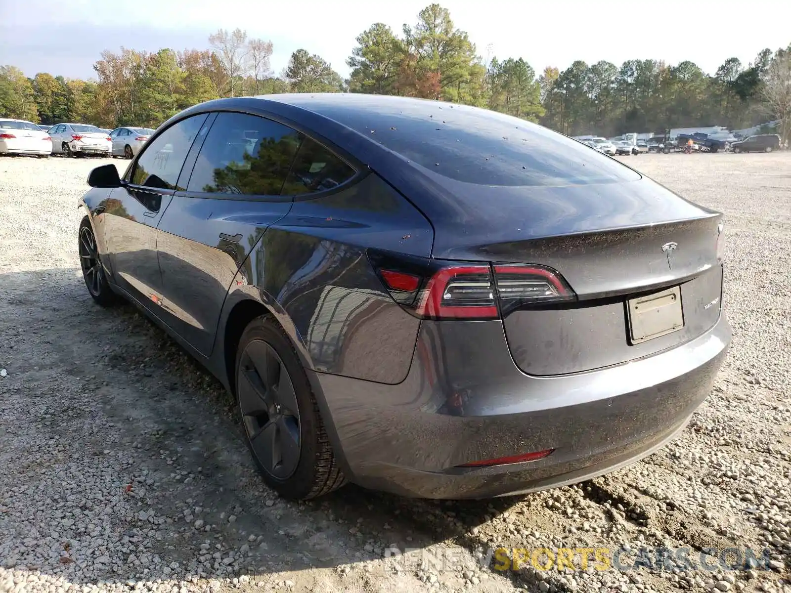 3 Photograph of a damaged car 5YJ3E1EB3MF869410 TESLA MODEL 3 2021