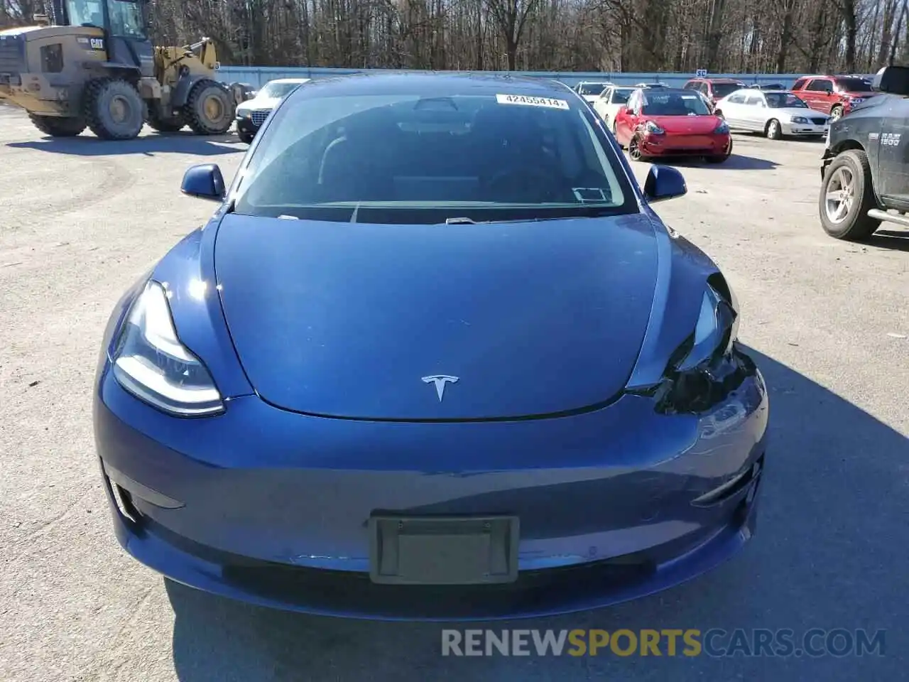 5 Photograph of a damaged car 5YJ3E1EB3MF974707 TESLA MODEL 3 2021