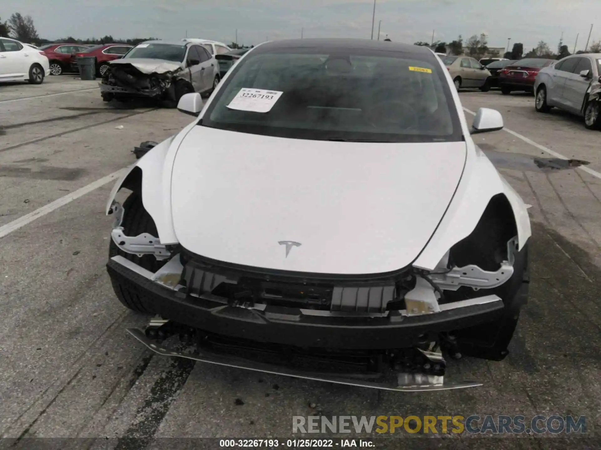 6 Photograph of a damaged car 5YJ3E1EB4MF015381 TESLA MODEL 3 2021