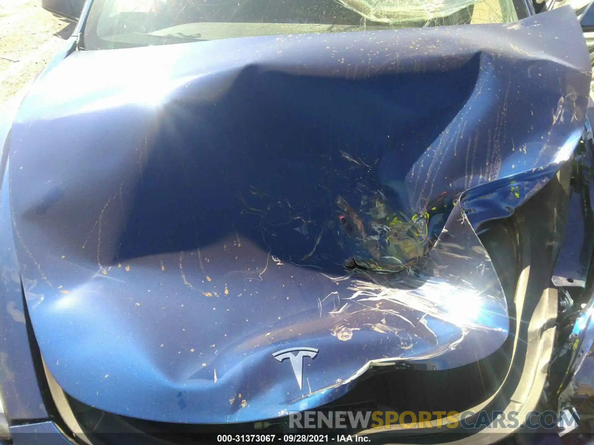 10 Photograph of a damaged car 5YJ3E1EB4MF045772 TESLA MODEL 3 2021