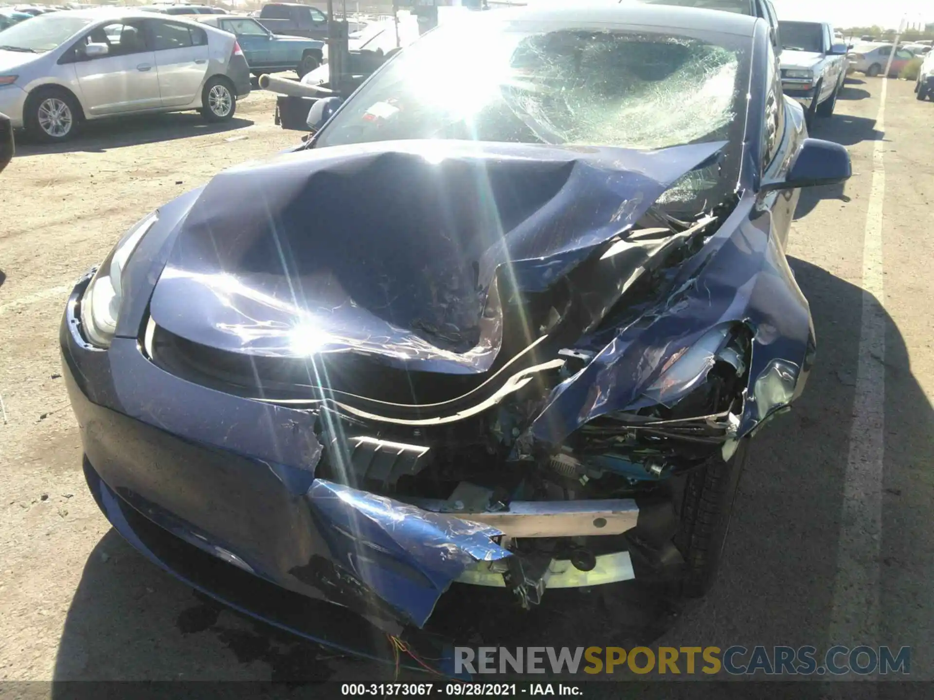 6 Photograph of a damaged car 5YJ3E1EB4MF045772 TESLA MODEL 3 2021