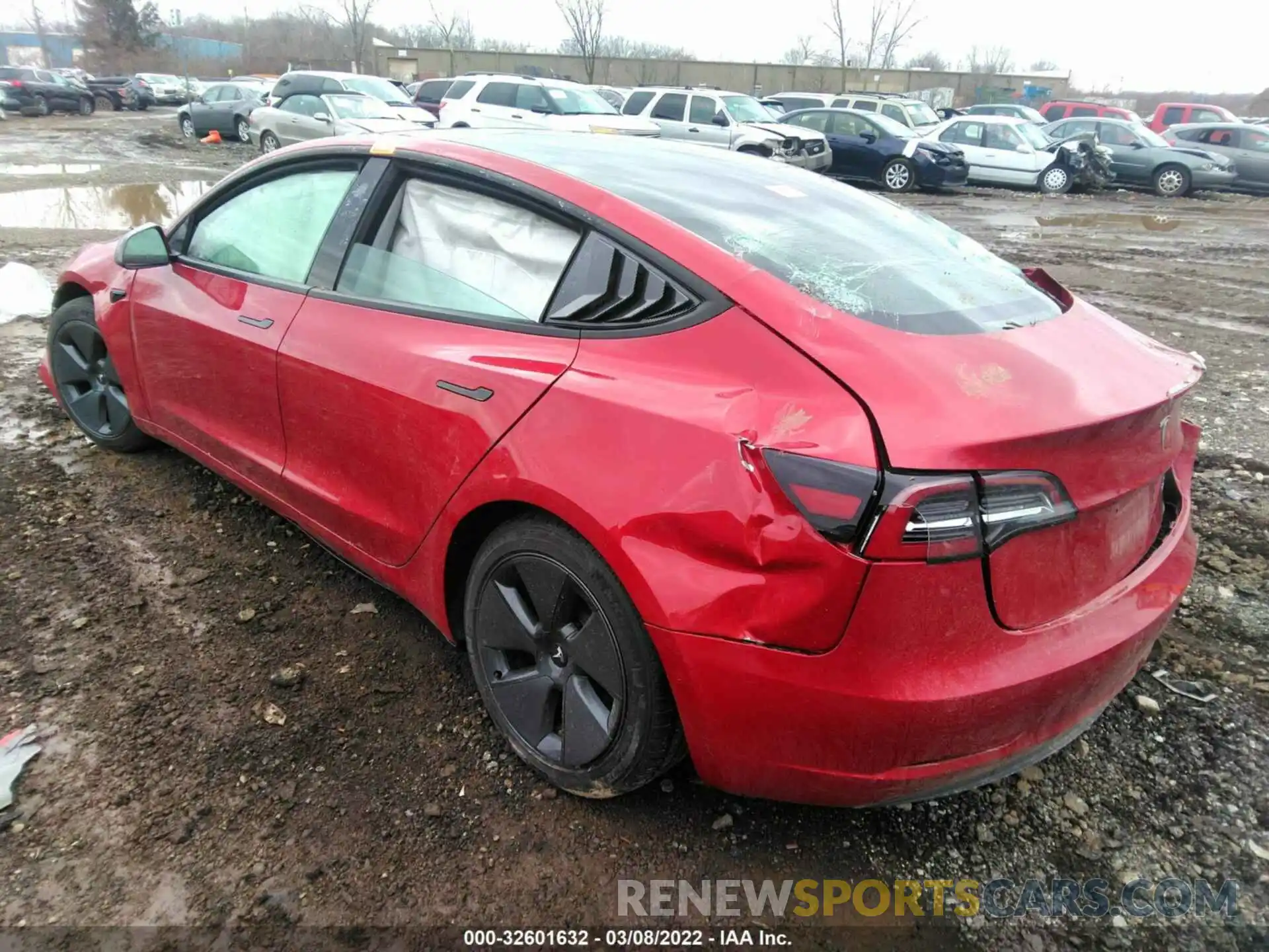 3 Photograph of a damaged car 5YJ3E1EB4MF067335 TESLA MODEL 3 2021