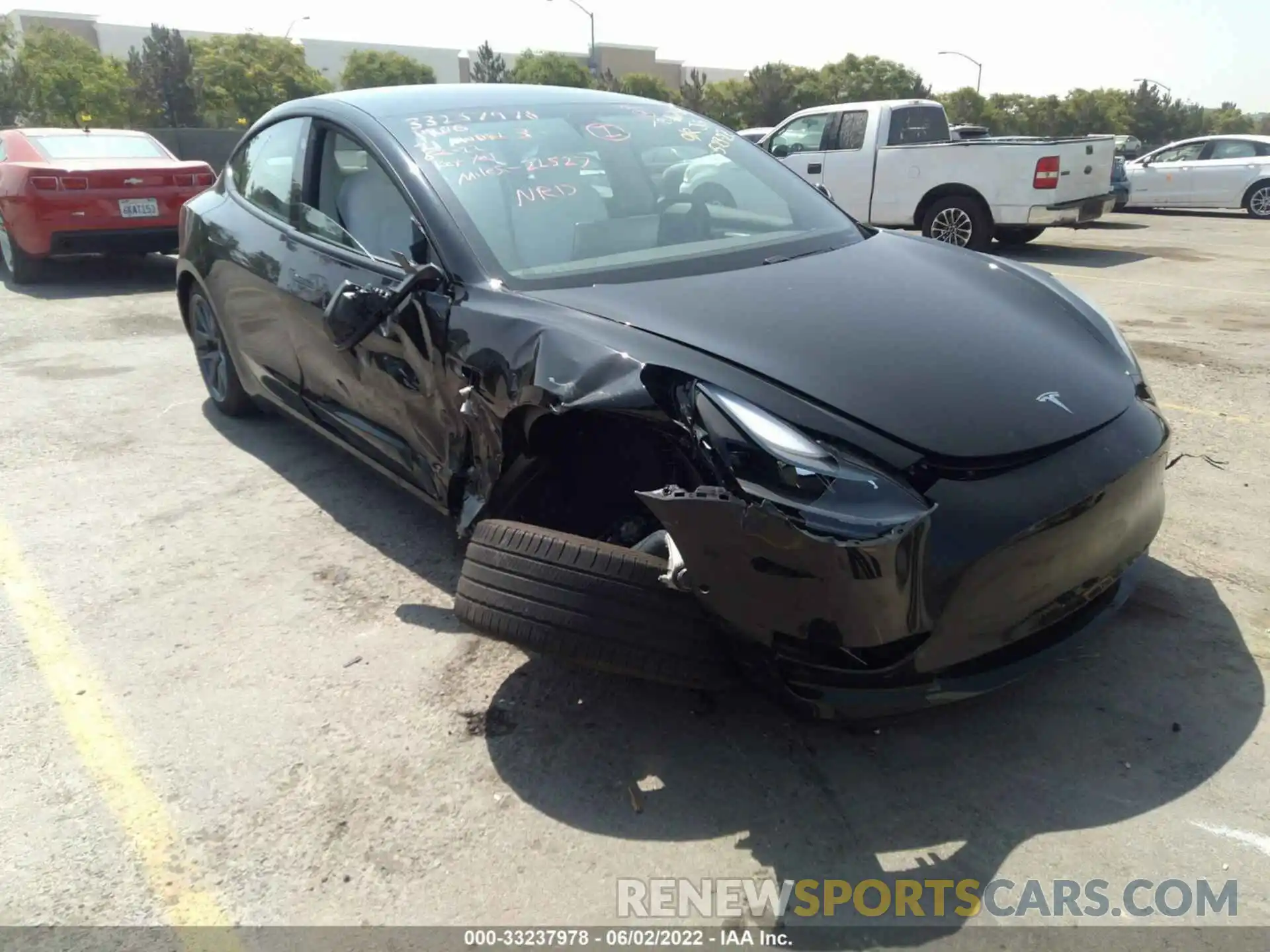 6 Photograph of a damaged car 5YJ3E1EB4MF074480 TESLA MODEL 3 2021