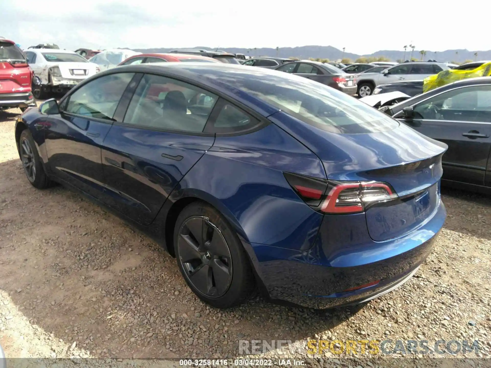 3 Photograph of a damaged car 5YJ3E1EB4MF080554 TESLA MODEL 3 2021