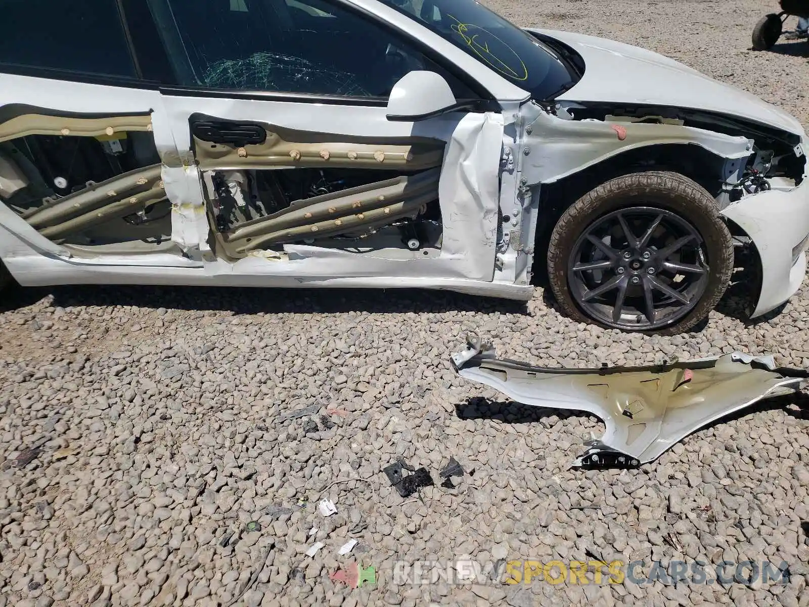 9 Photograph of a damaged car 5YJ3E1EB4MF848002 TESLA MODEL 3 2021