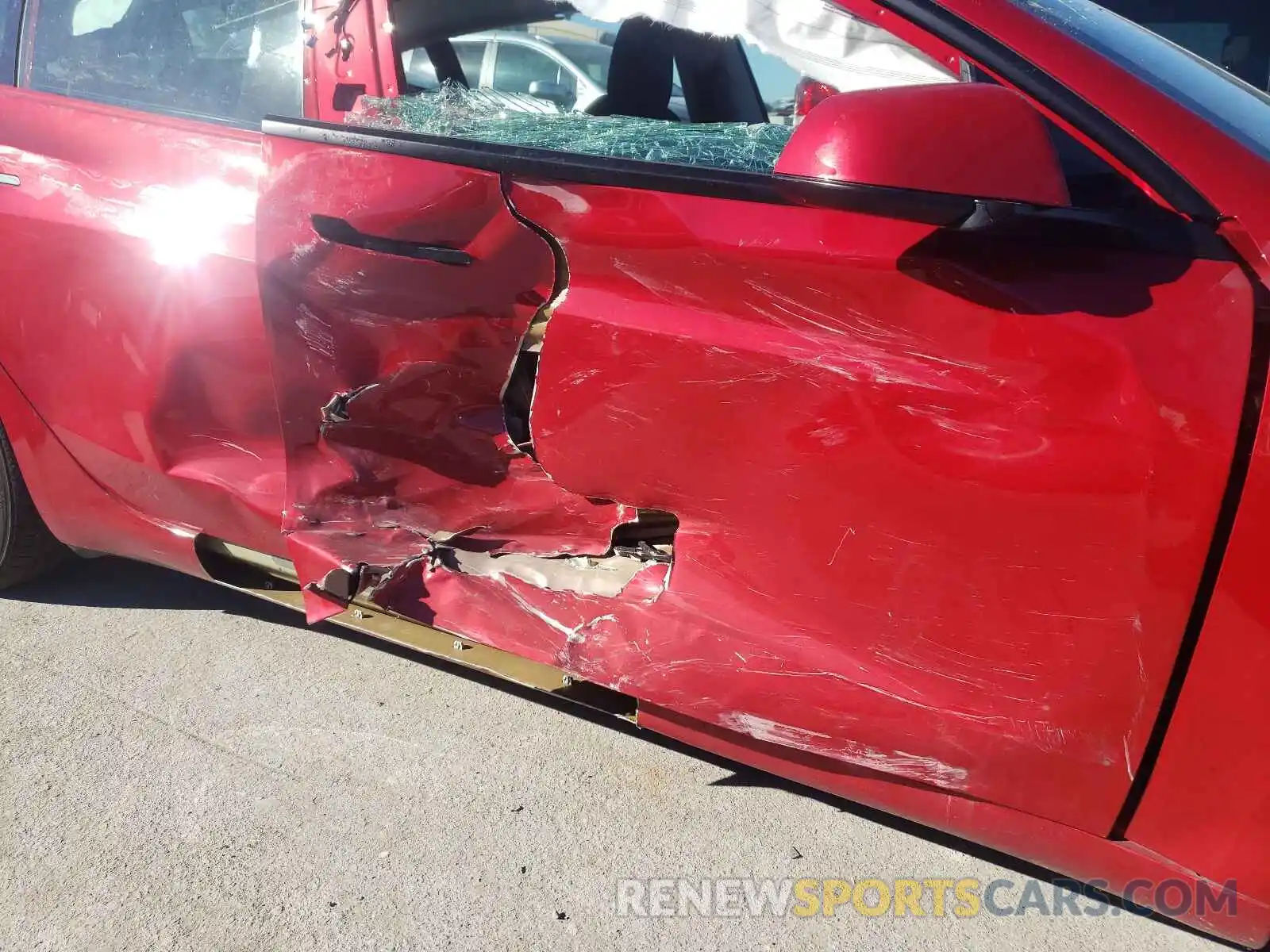 9 Photograph of a damaged car 5YJ3E1EB4MF858917 TESLA MODEL 3 2021