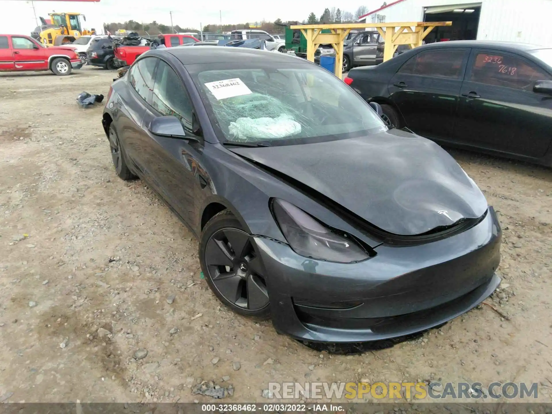 1 Фотография поврежденного автомобиля 5YJ3E1EB4MF901930 TESLA MODEL 3 2021