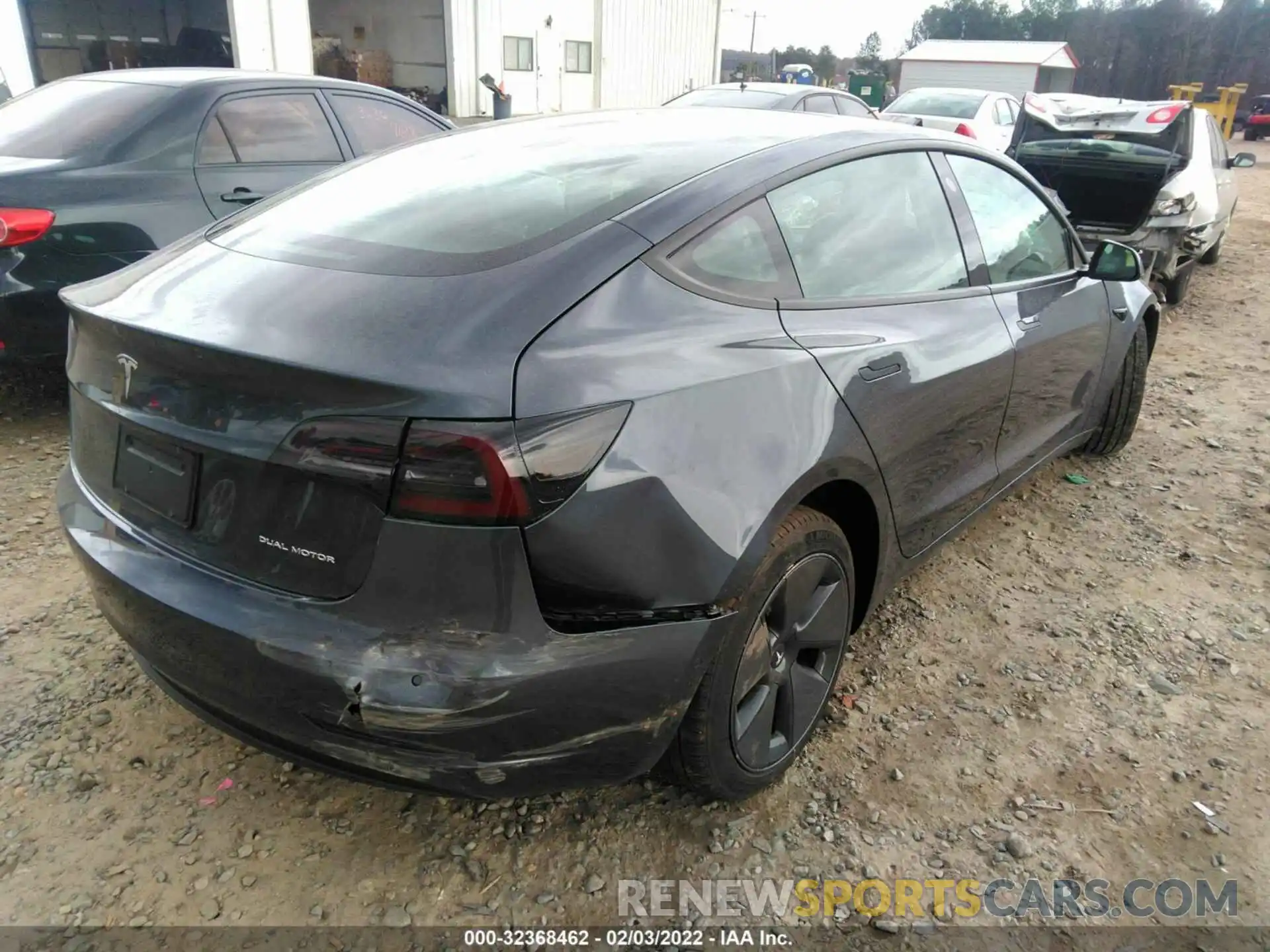 4 Фотография поврежденного автомобиля 5YJ3E1EB4MF901930 TESLA MODEL 3 2021