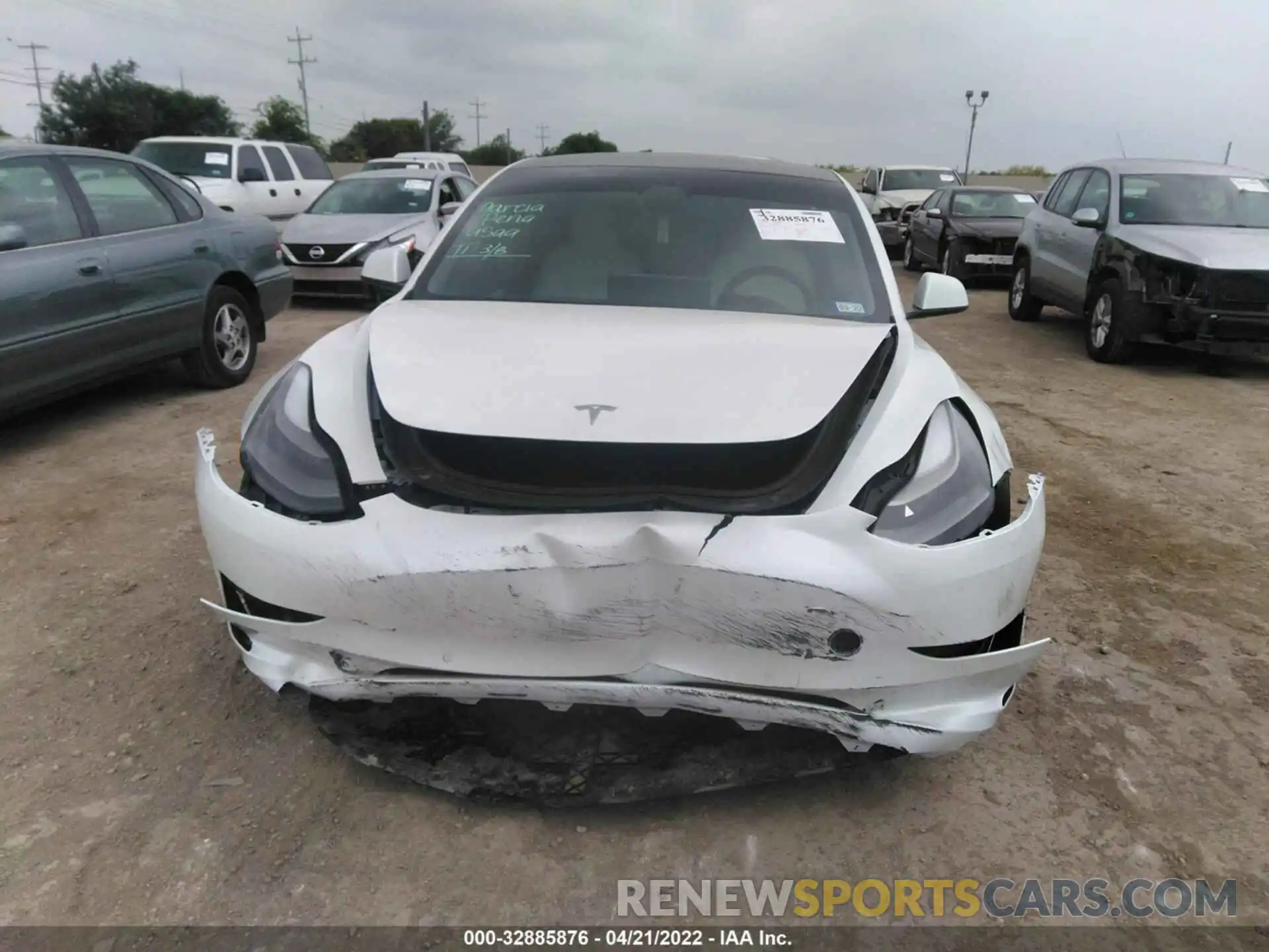 6 Photograph of a damaged car 5YJ3E1EB4MF925113 TESLA MODEL 3 2021