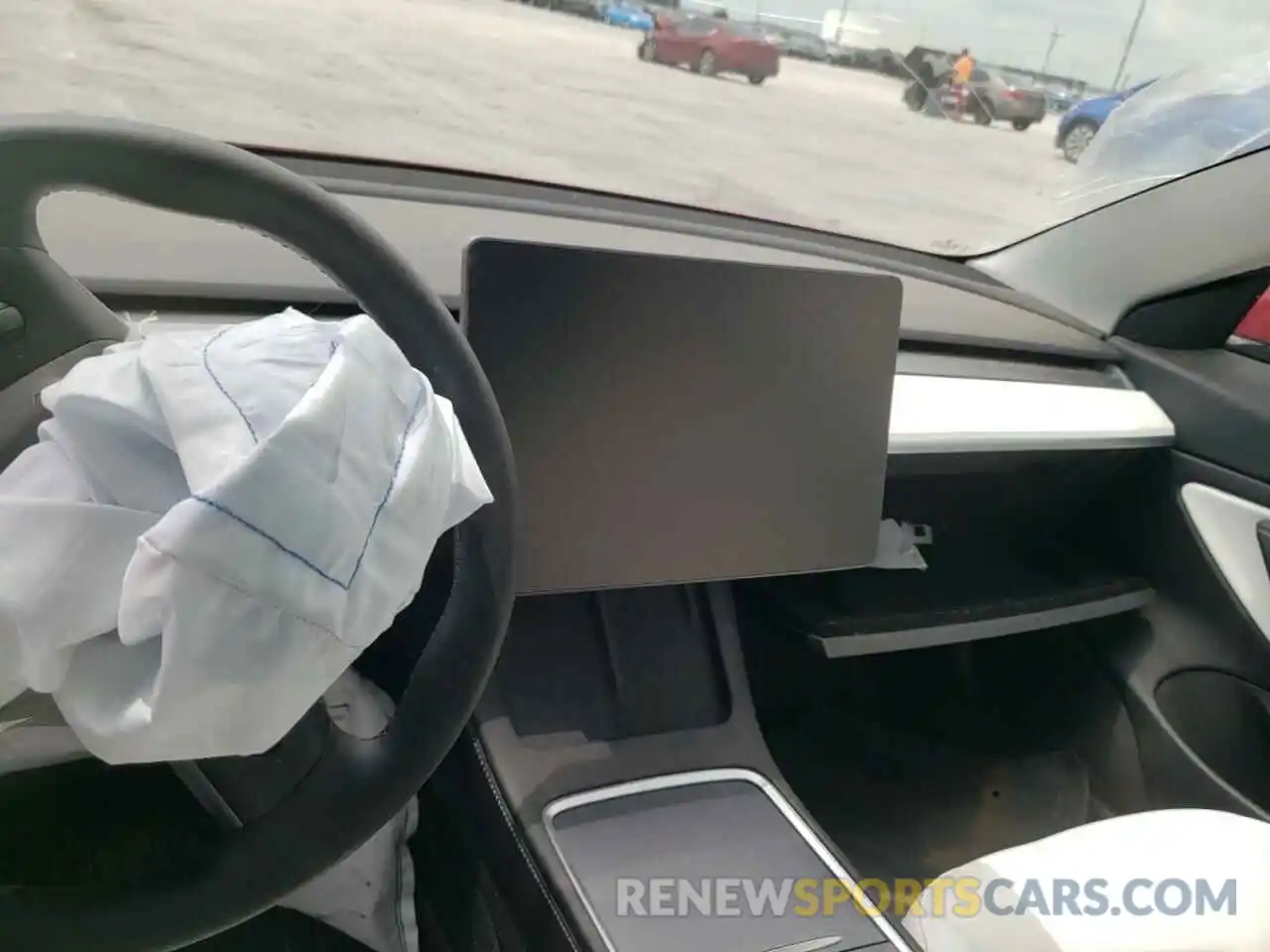 8 Photograph of a damaged car 5YJ3E1EB4MF927069 TESLA MODEL 3 2021