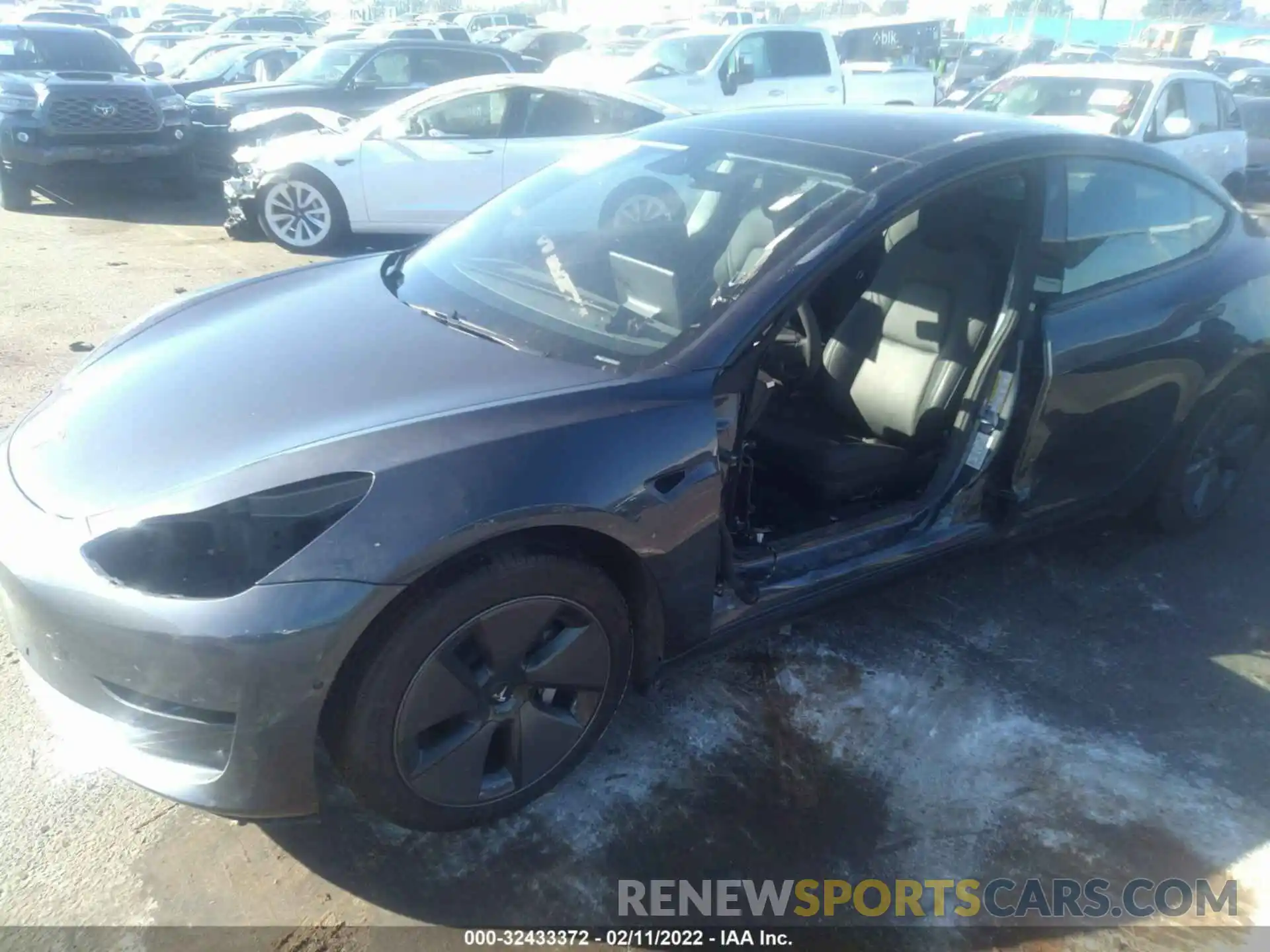 6 Photograph of a damaged car 5YJ3E1EB5MF006799 TESLA MODEL 3 2021