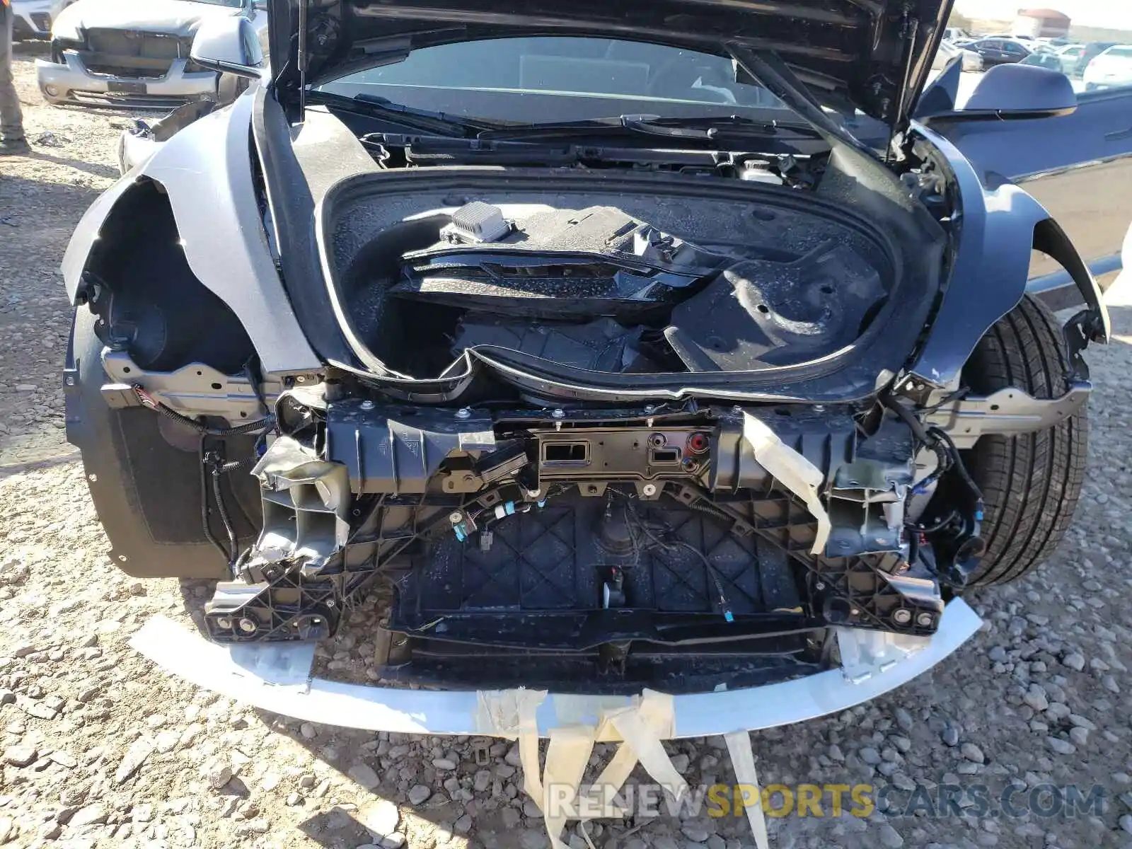 9 Photograph of a damaged car 5YJ3E1EB5MF050950 TESLA MODEL 3 2021