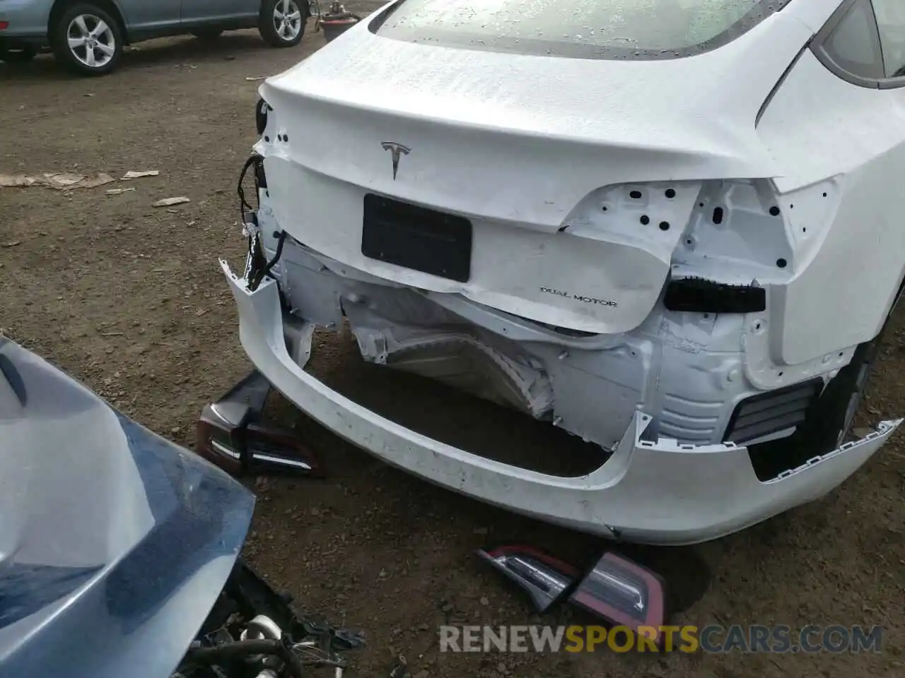 9 Photograph of a damaged car 5YJ3E1EB5MF085858 TESLA MODEL 3 2021