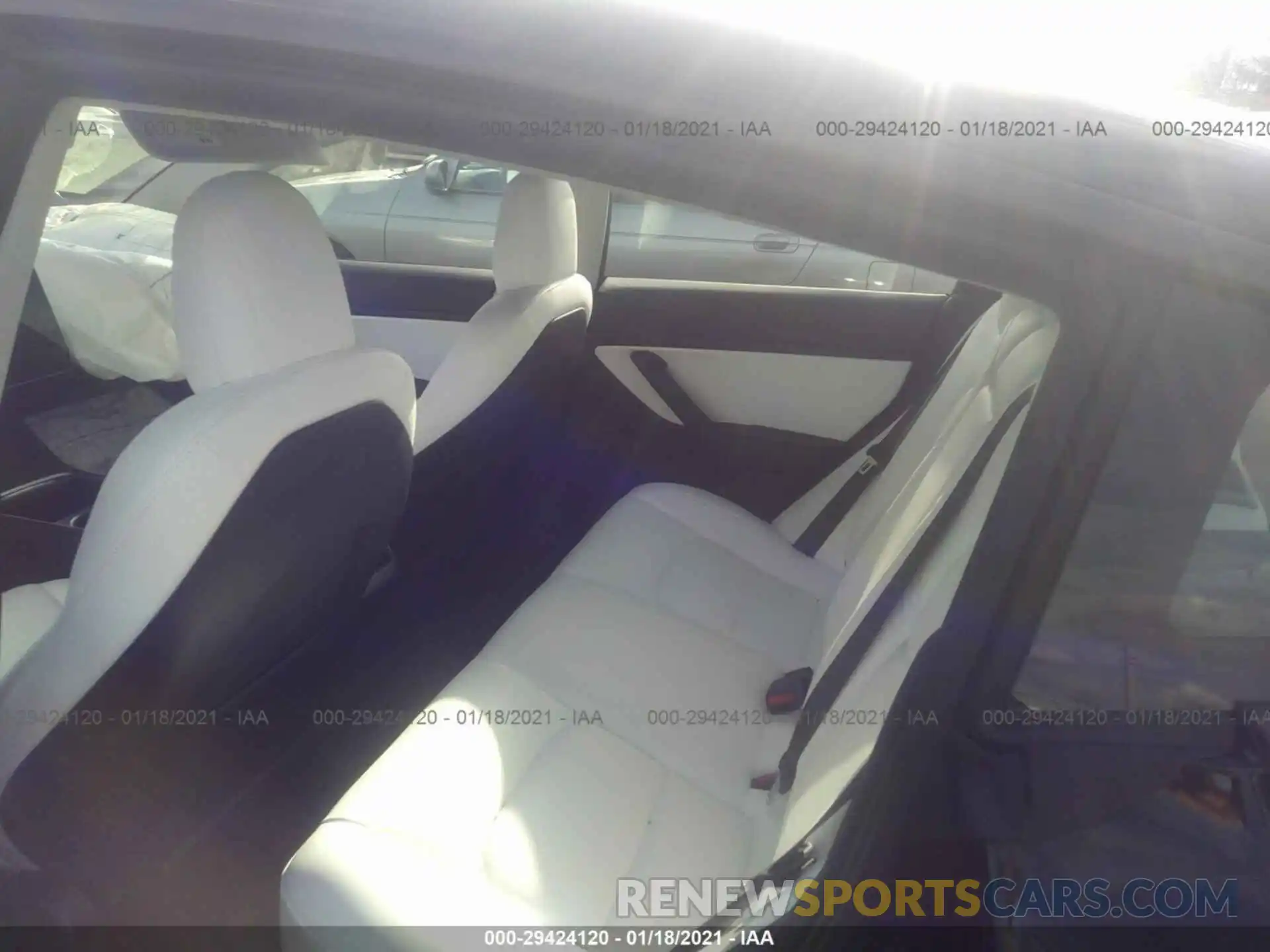 8 Photograph of a damaged car 5YJ3E1EB5MF860417 TESLA MODEL 3 2021